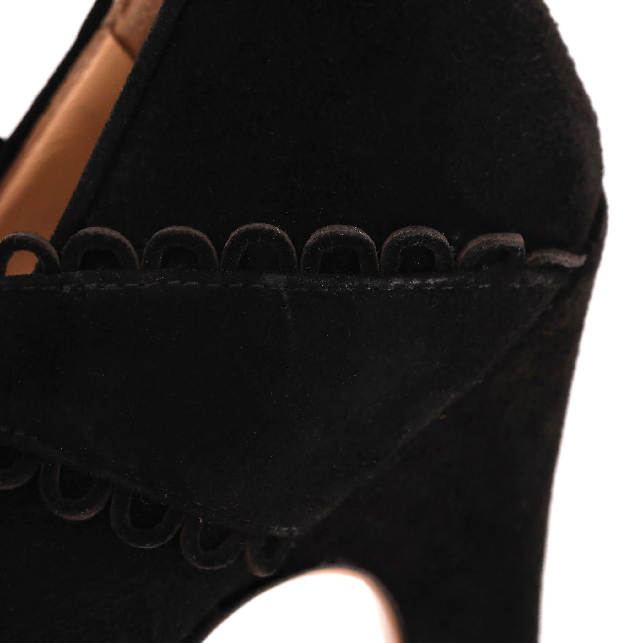 Charlotte Olympia Ophelia Suede Platform Heels. Size 38 - Image 7