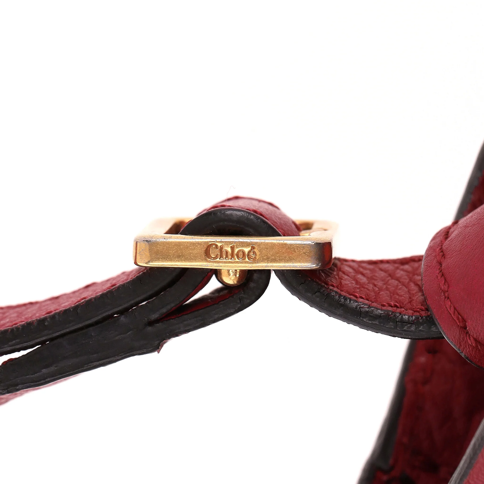 Chloe Marcie Leather Saddle Small Crossbody Bag - Image 9
