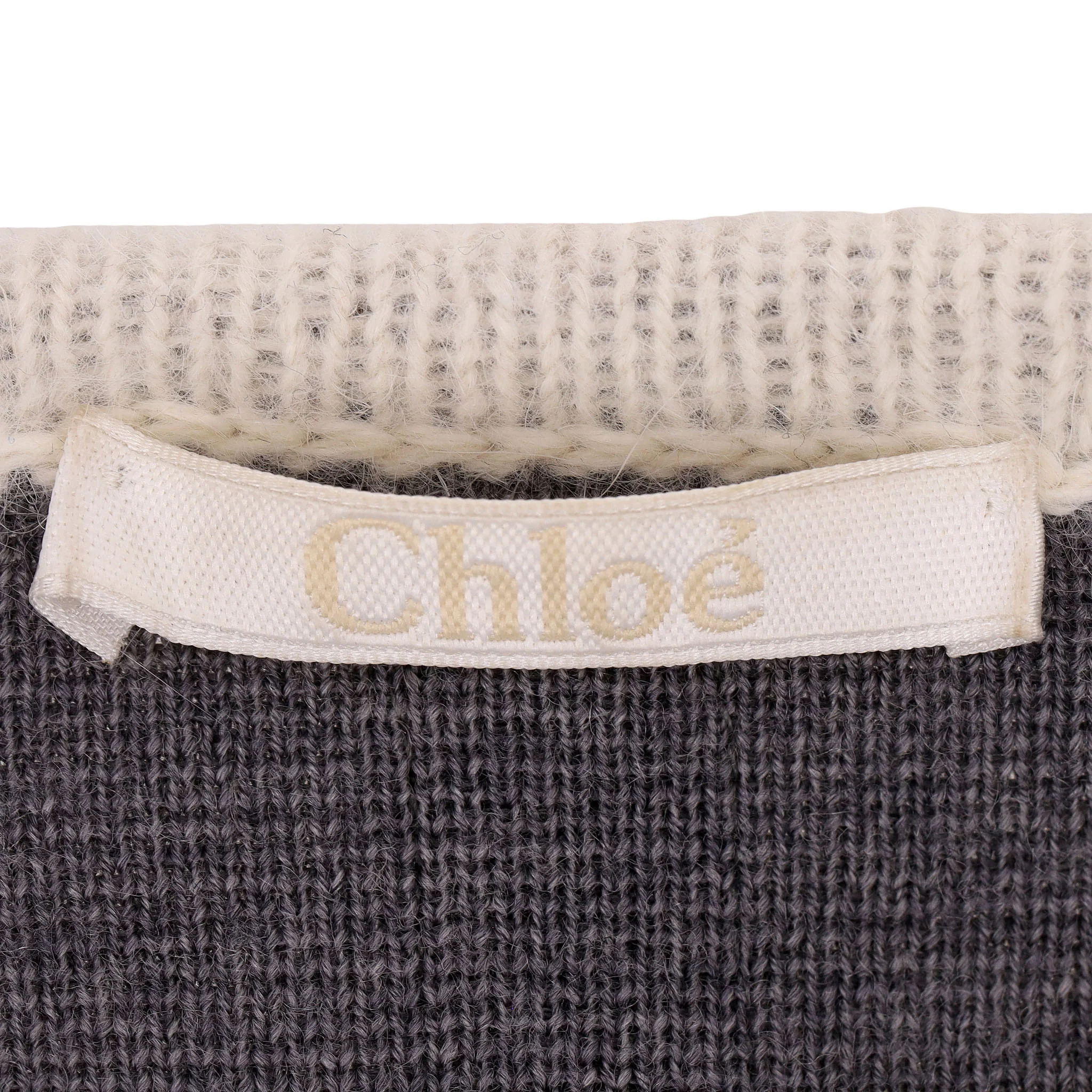 Chloe Virgin Wool & Angora Oversized Cardi/Coat. Size XS - Image 6