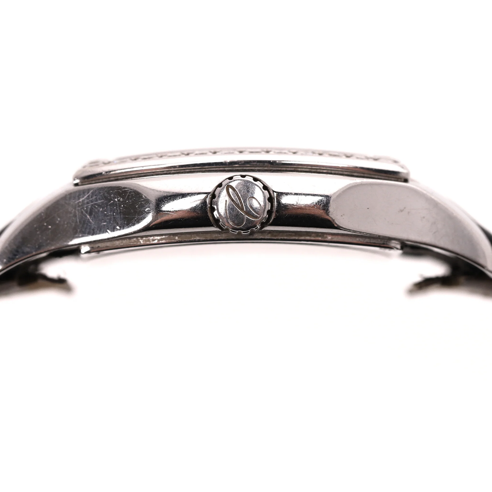 Chopard Two O Ten Diamond & Stainless Steel Watch With Crocodile Skin Strap - Image 6