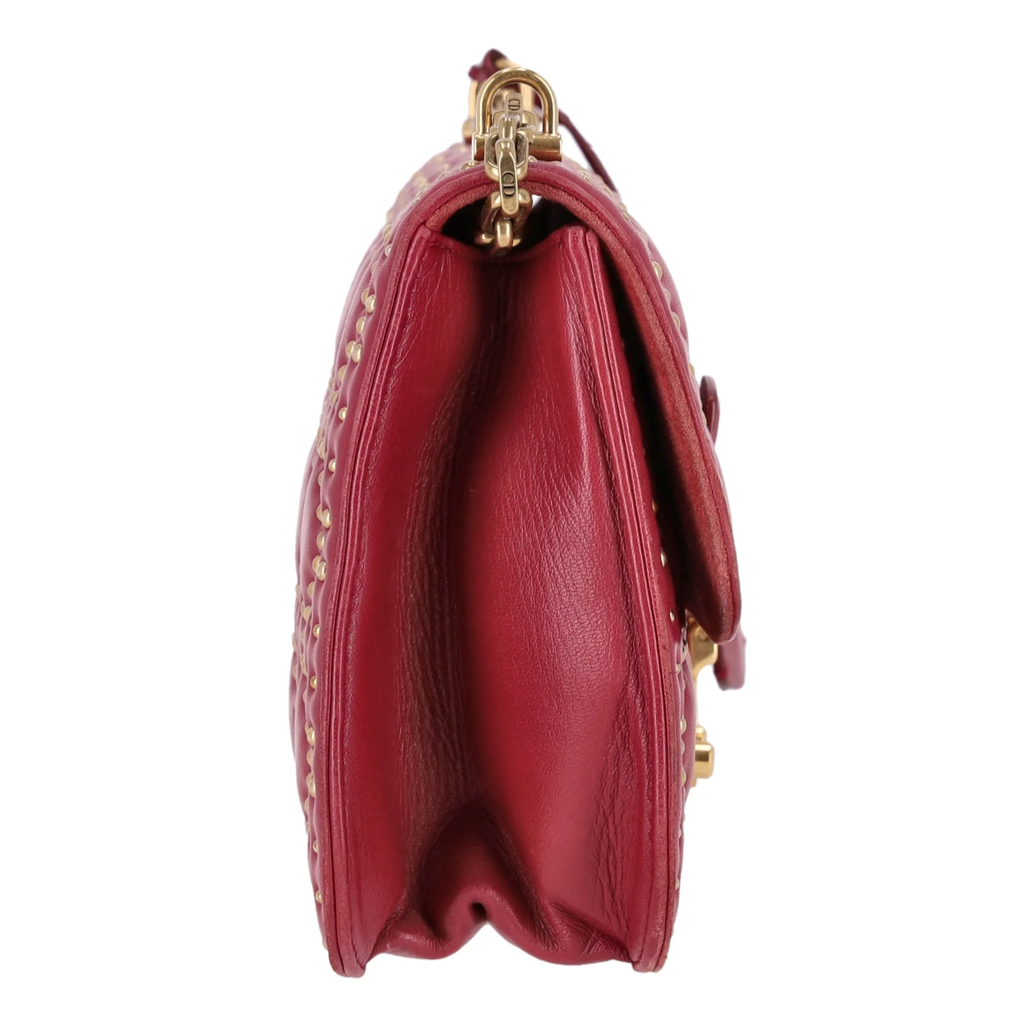 Christian Dior Cannage Dioraddict Large Studded Bag - Image 4