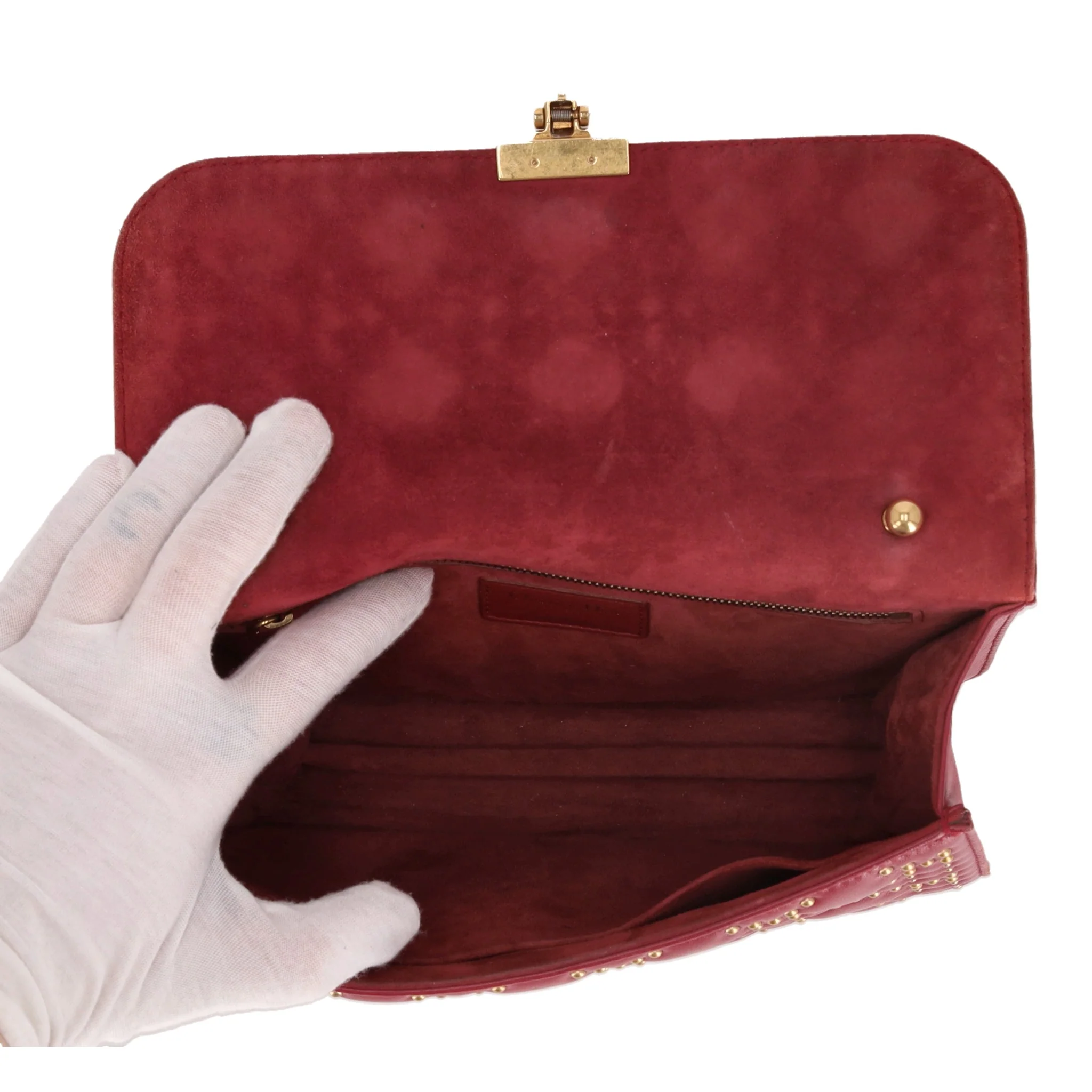 Christian Dior Cannage Dioraddict Large Studded Bag - Image 7