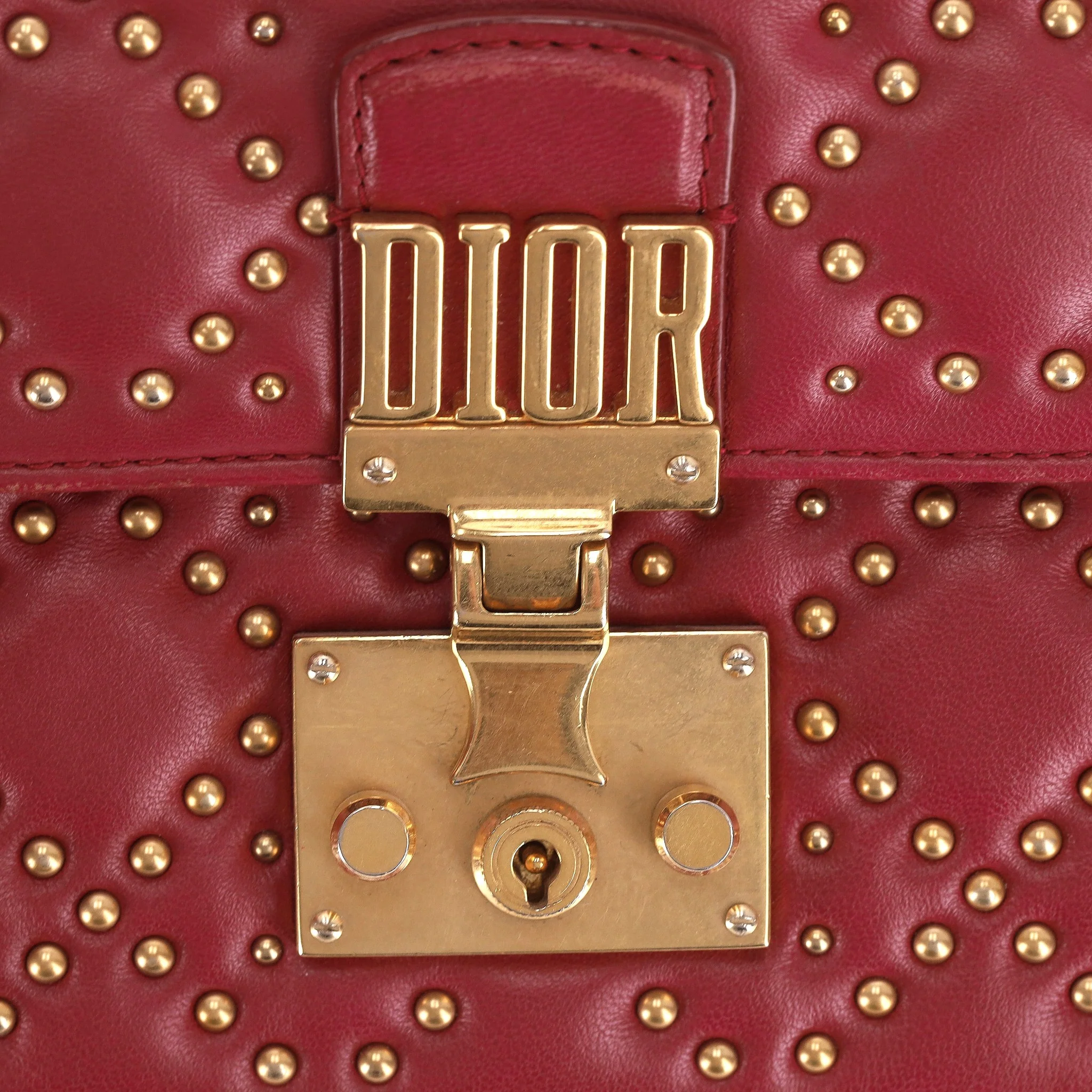Christian Dior Cannage Dioraddict Large Studded Bag - Image 8