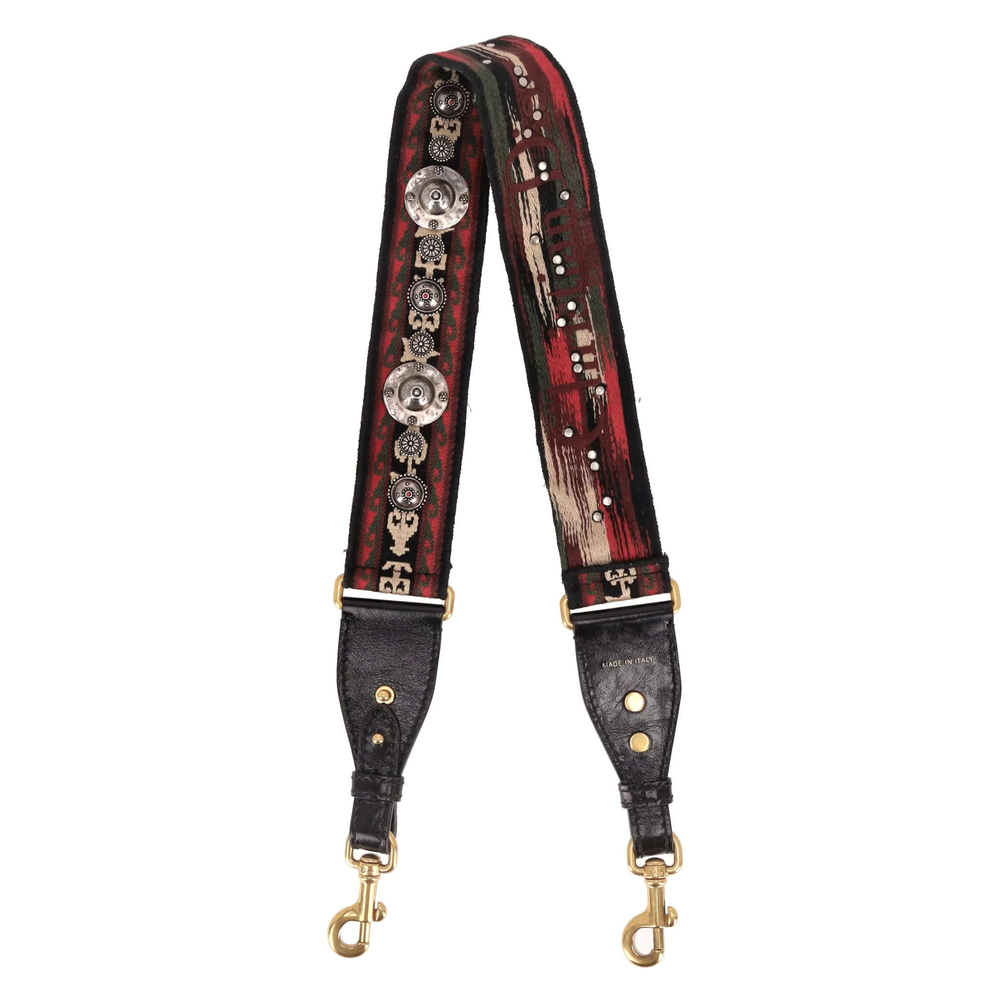 Christian Dior Embroidered Canvas Bag Strap - Image 3
