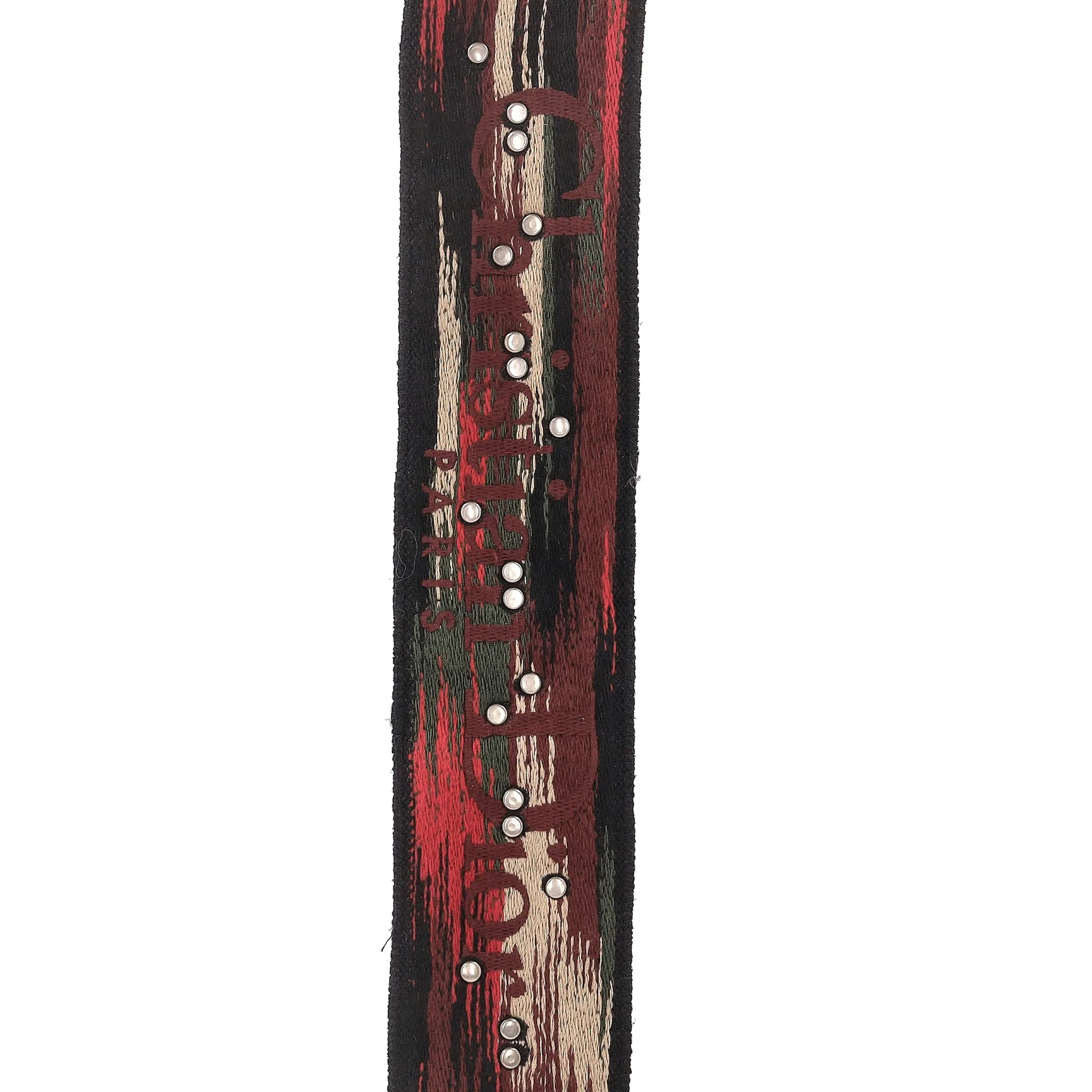 Christian Dior Embroidered Canvas Bag Strap - Image 4