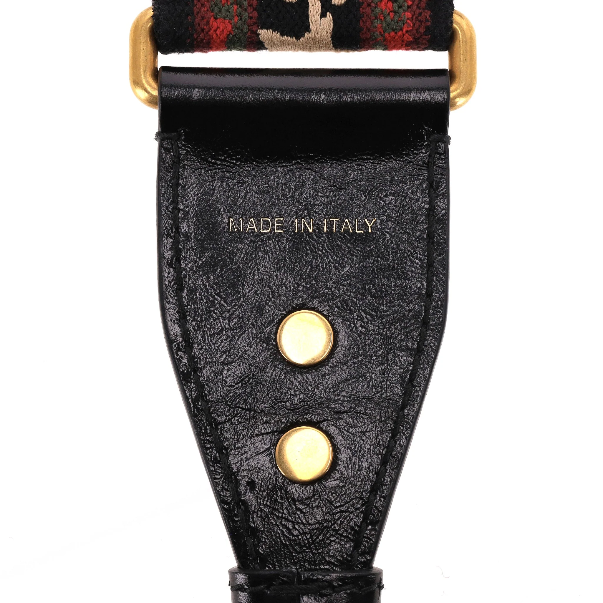 Christian Dior Embroidered Canvas Bag Strap - Image 7