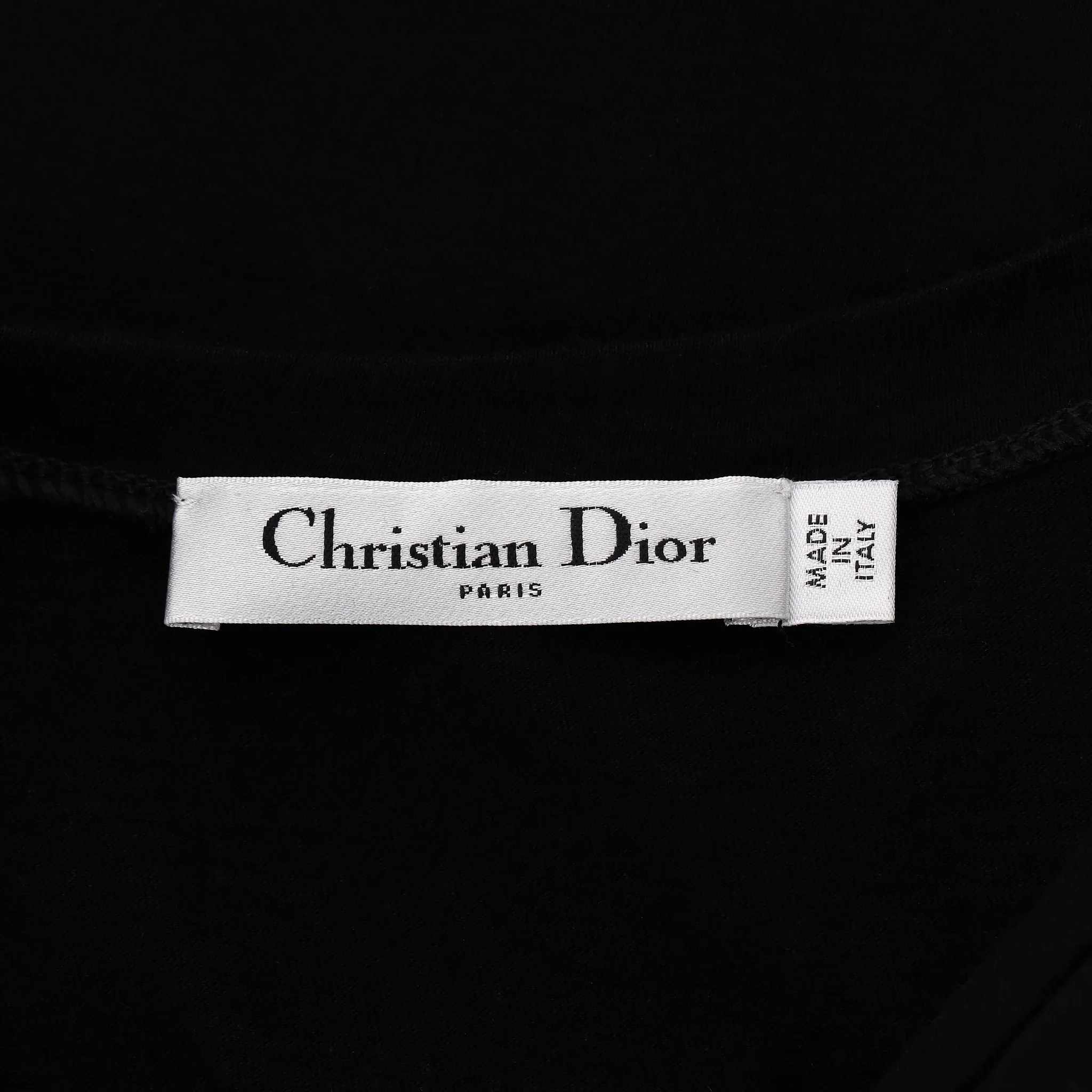 Christian Dior 'J'Adior 8' Cotton & Linen T-Shirt. Size L - Image 6