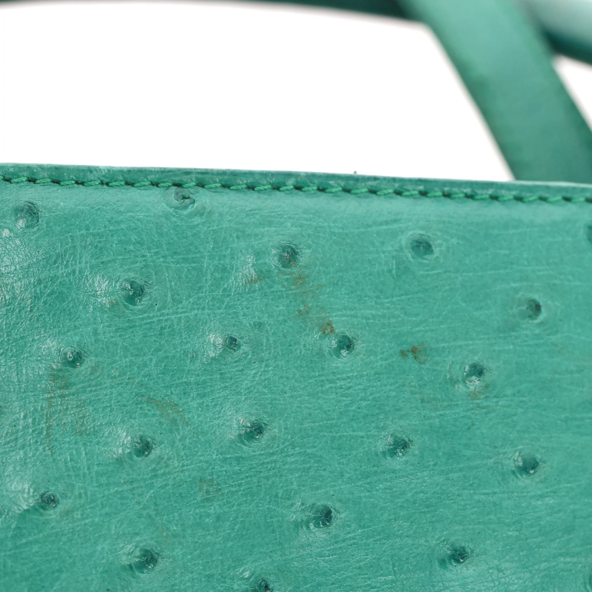 Christian Dior Ostrich Leather Medium Lady Dior Bag - Image 15