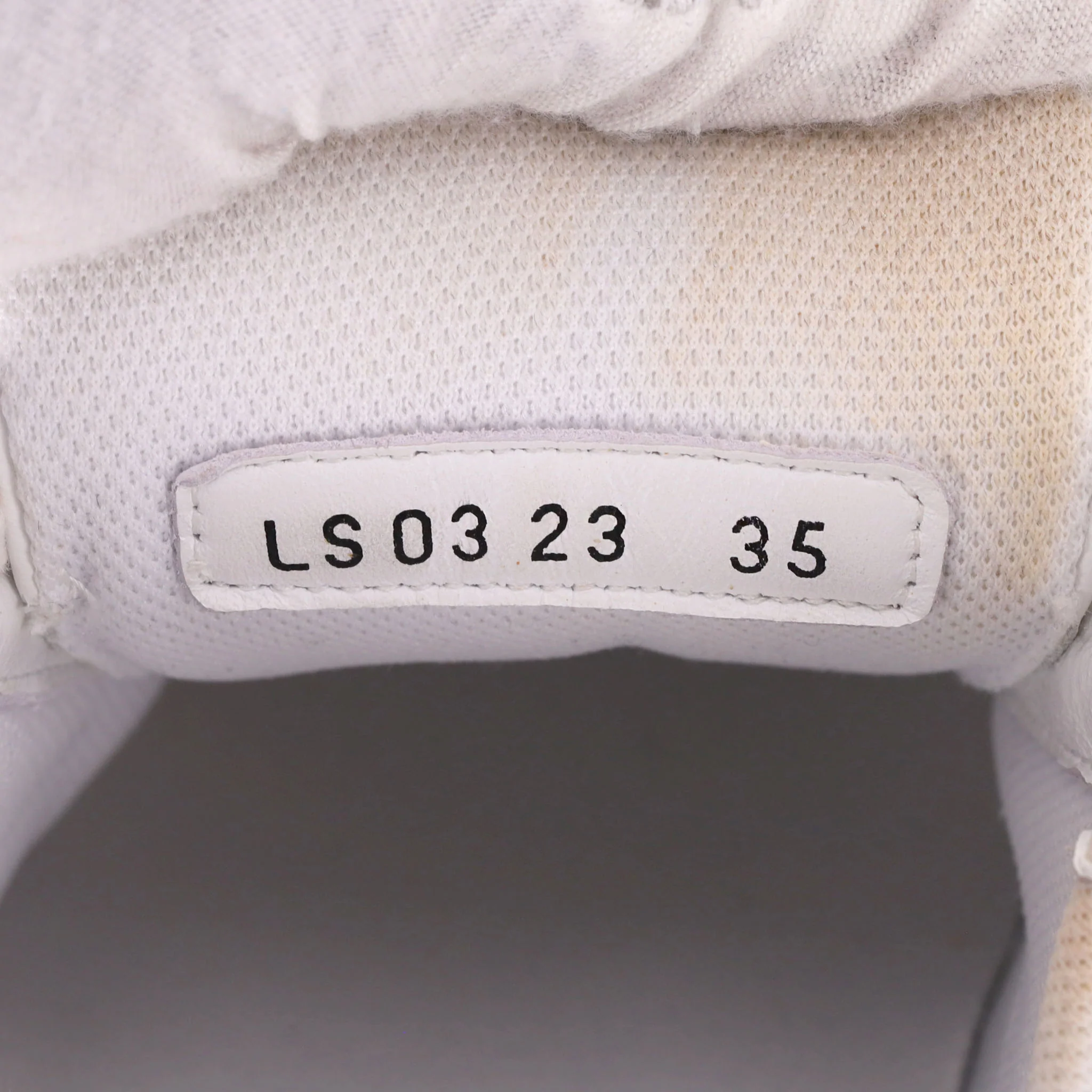 Christian Dior Star Leather & Suede Sneakers. Size 35 - Image 9