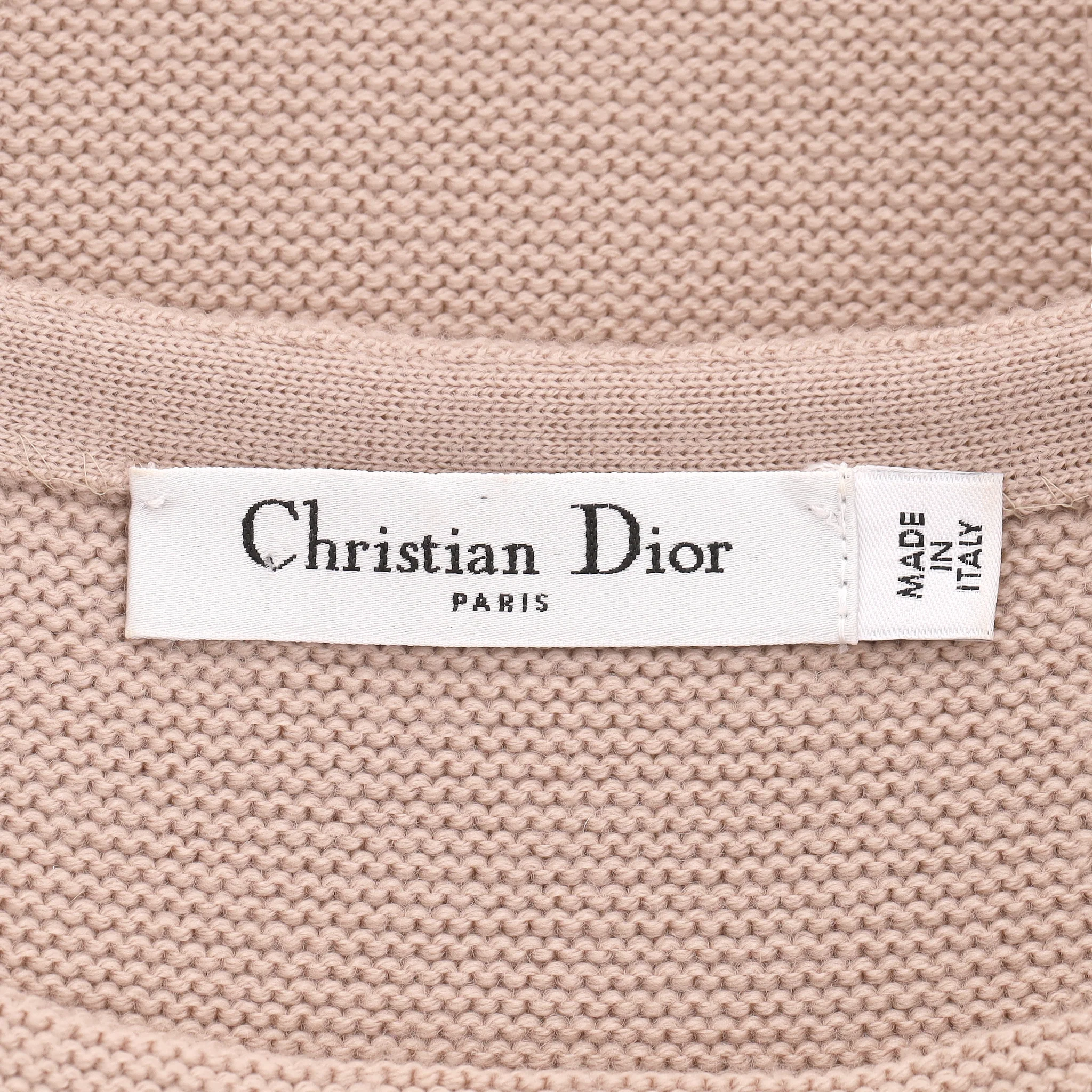 Christian Dior Wool Top & Skirt Co-Ord Set With Leather Belt. Size 42/44FR - Image 11