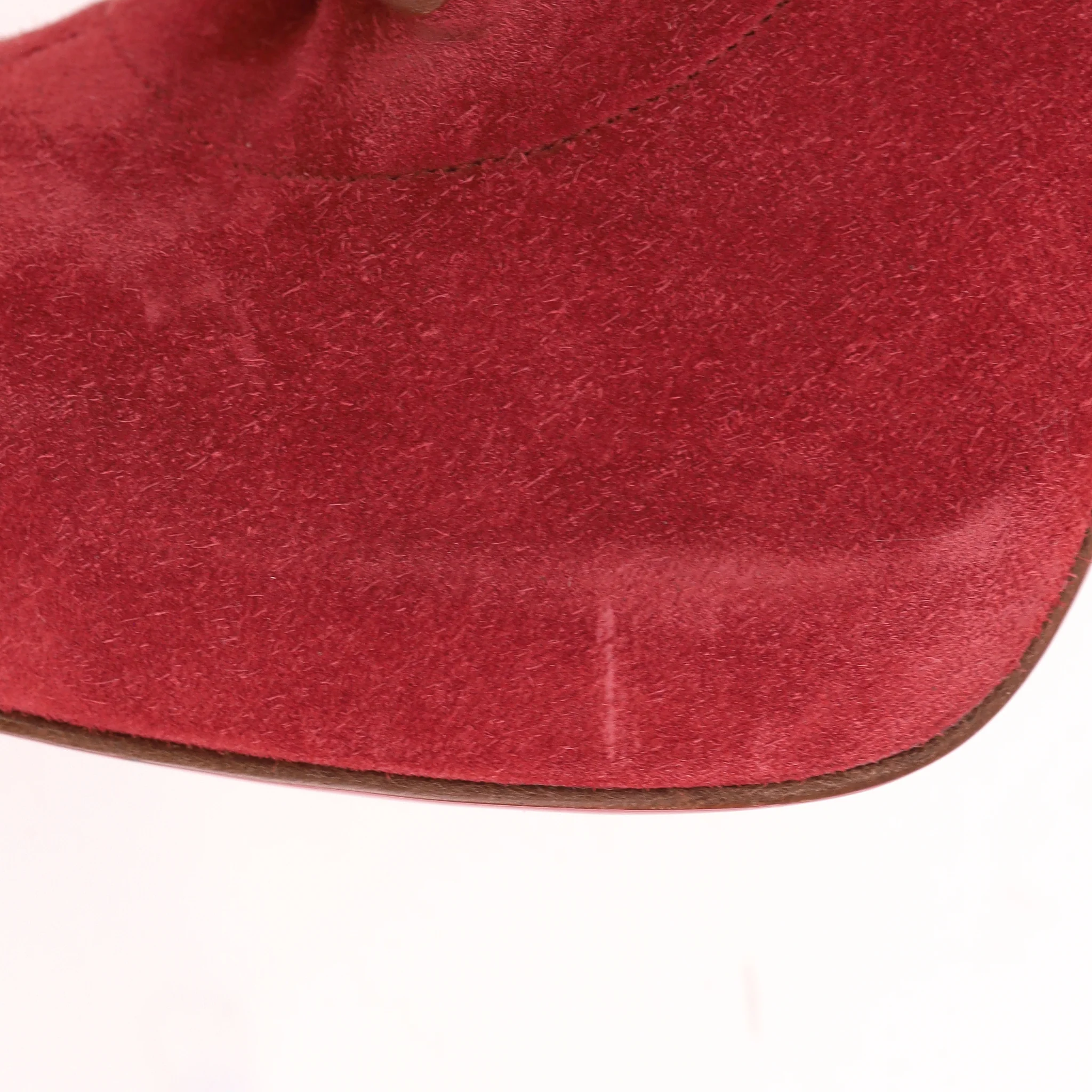 Christian Louboutin Fifre Suede Ankle Boots. Size 37 - Image 10