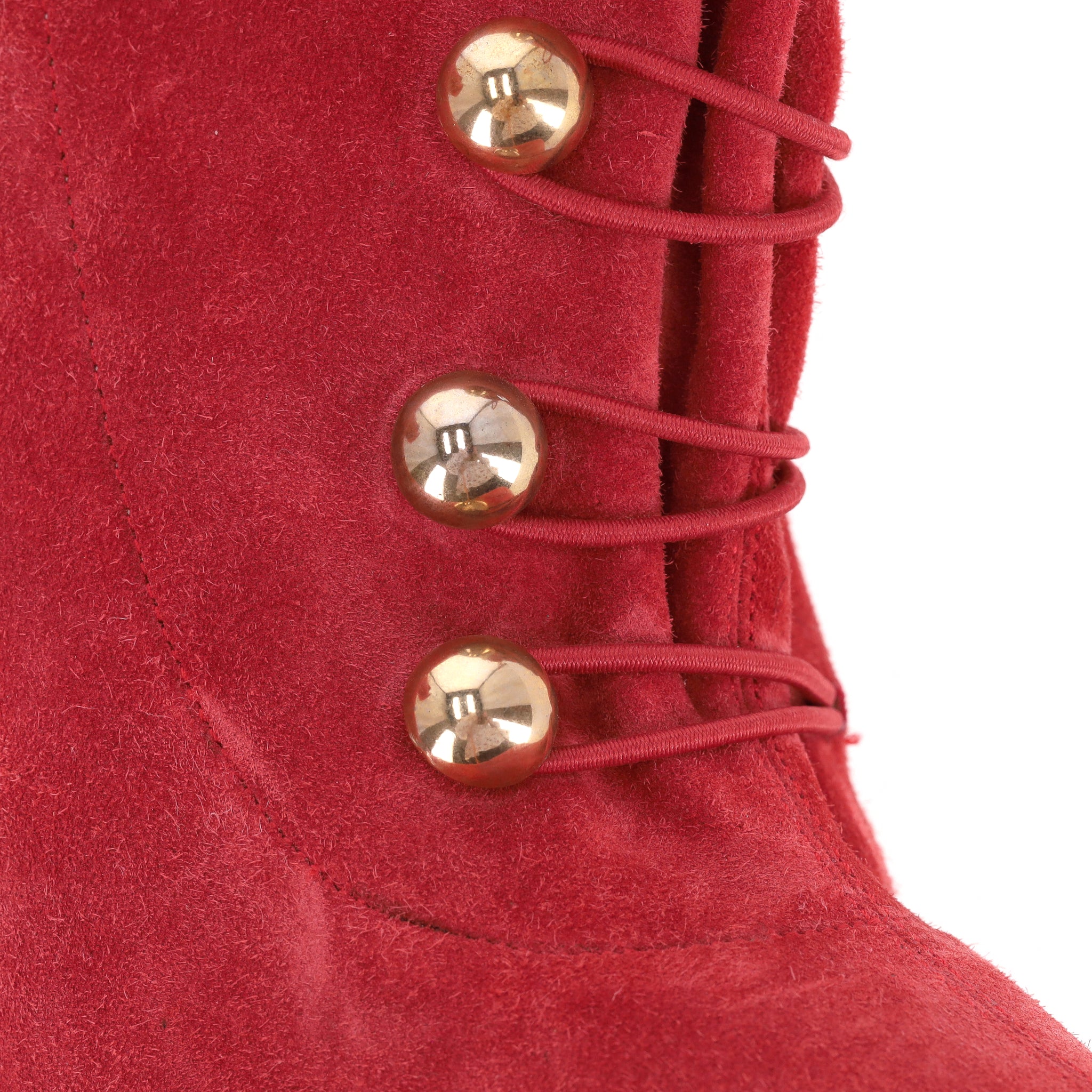 Christian Louboutin Fifre Suede Ankle Boots. Size 37 - Image 7