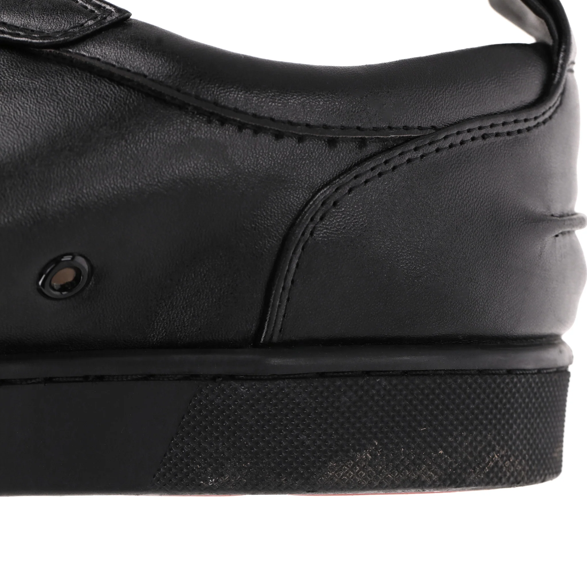 Christian Louboutin Louis Junior Spikes Leather Sneakers. Size 44 - Image 11