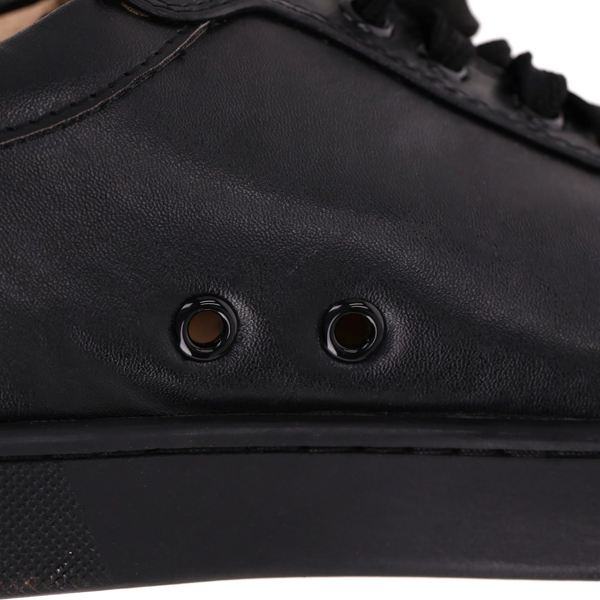 Christian Louboutin Louis Junior Spikes Leather Sneakers. Size 44 - Image 9