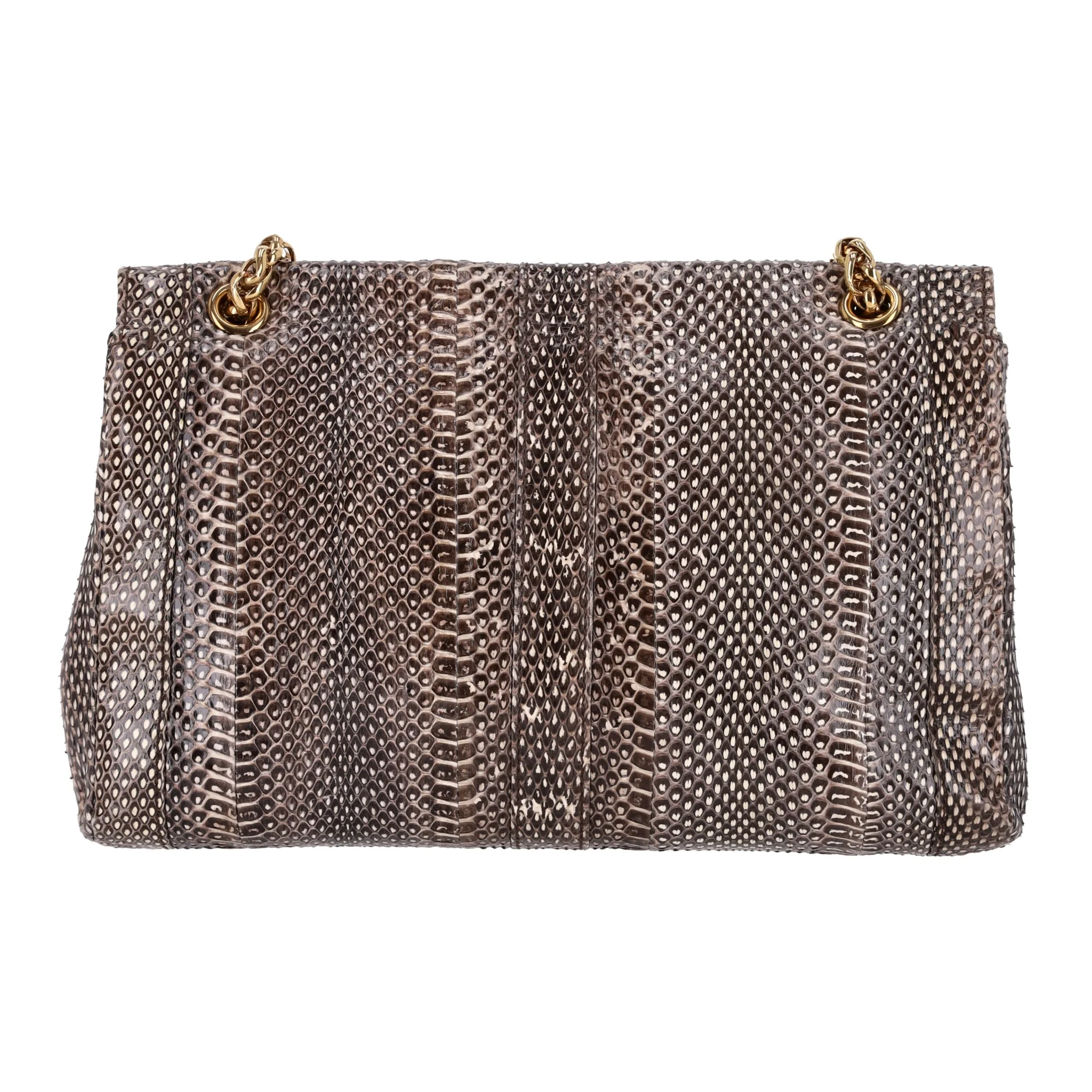 Christian Louboutin Python Skin Sweet Charity Bag - Image 6