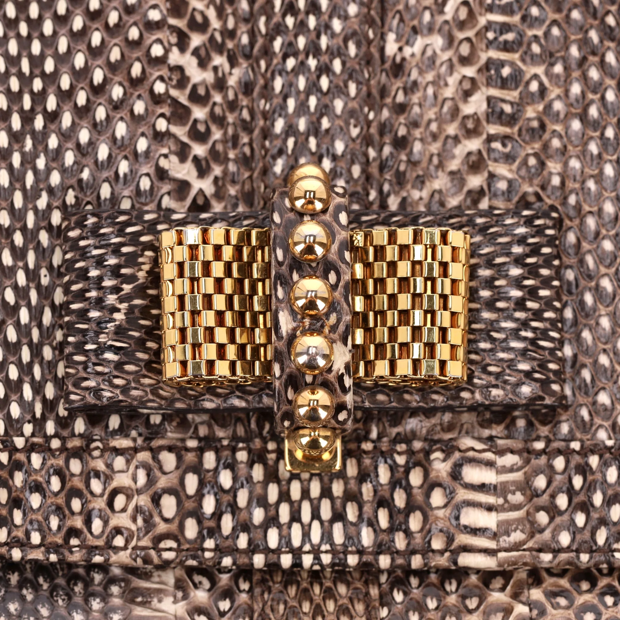 Christian Louboutin Python Skin Sweet Charity Bag - Image 7