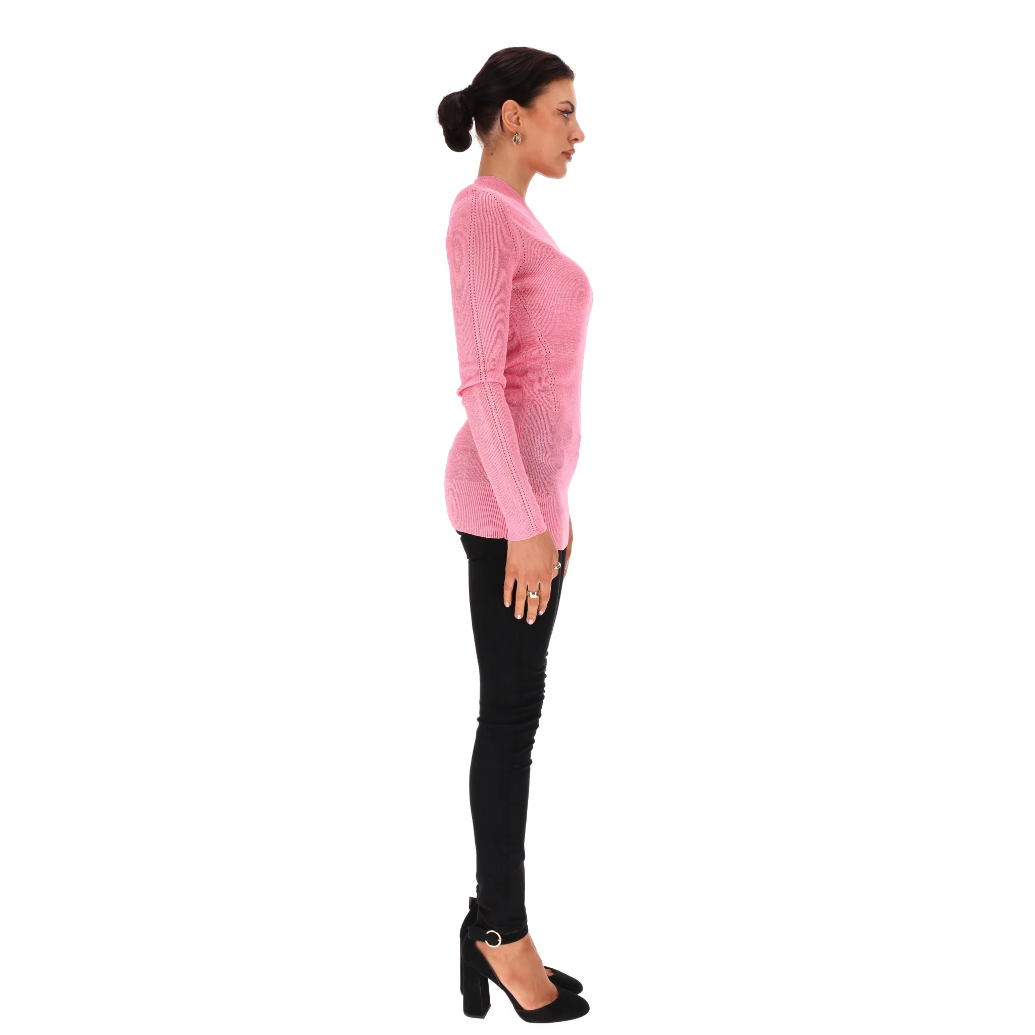Christopher Kane Lightweight Fitted Jumper. Size L - Image 3
