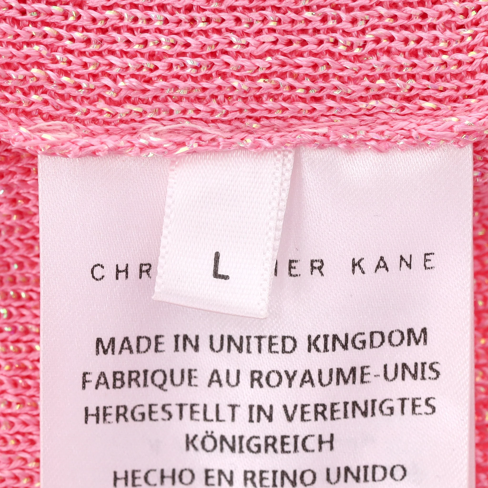 Christopher Kane Lightweight Fitted Jumper. Size L - Image 6