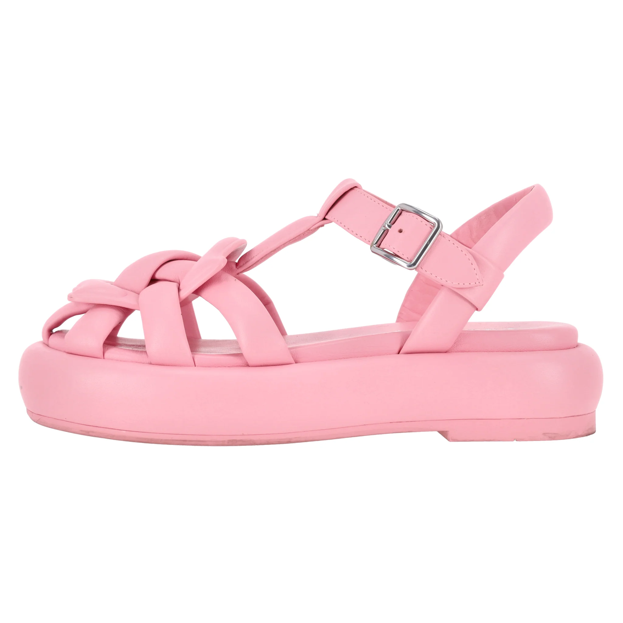 Coach Penney Flatform Leather Sandals. Size 37