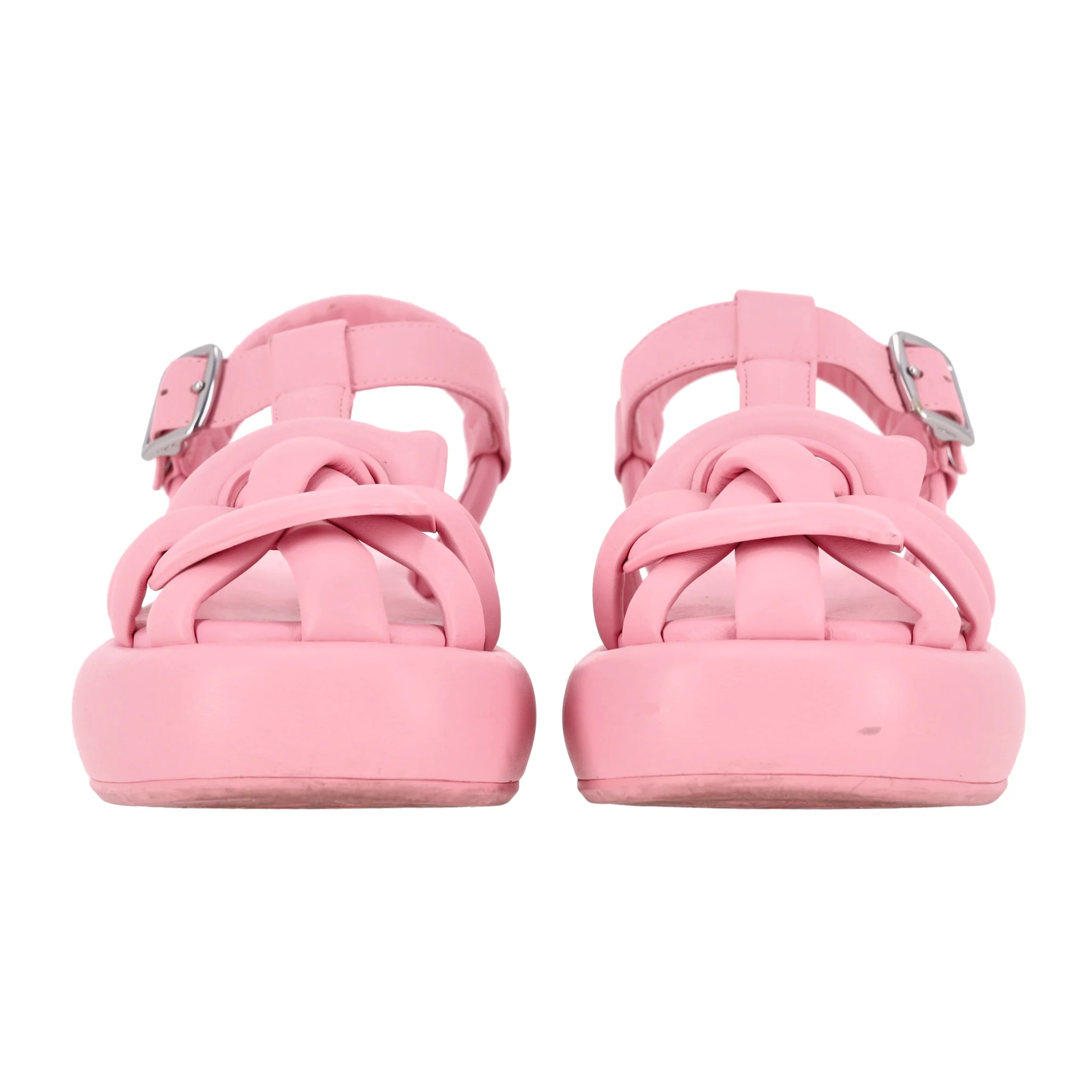 Coach Penney Flatform Leather Sandals. Size 37 - Image 2