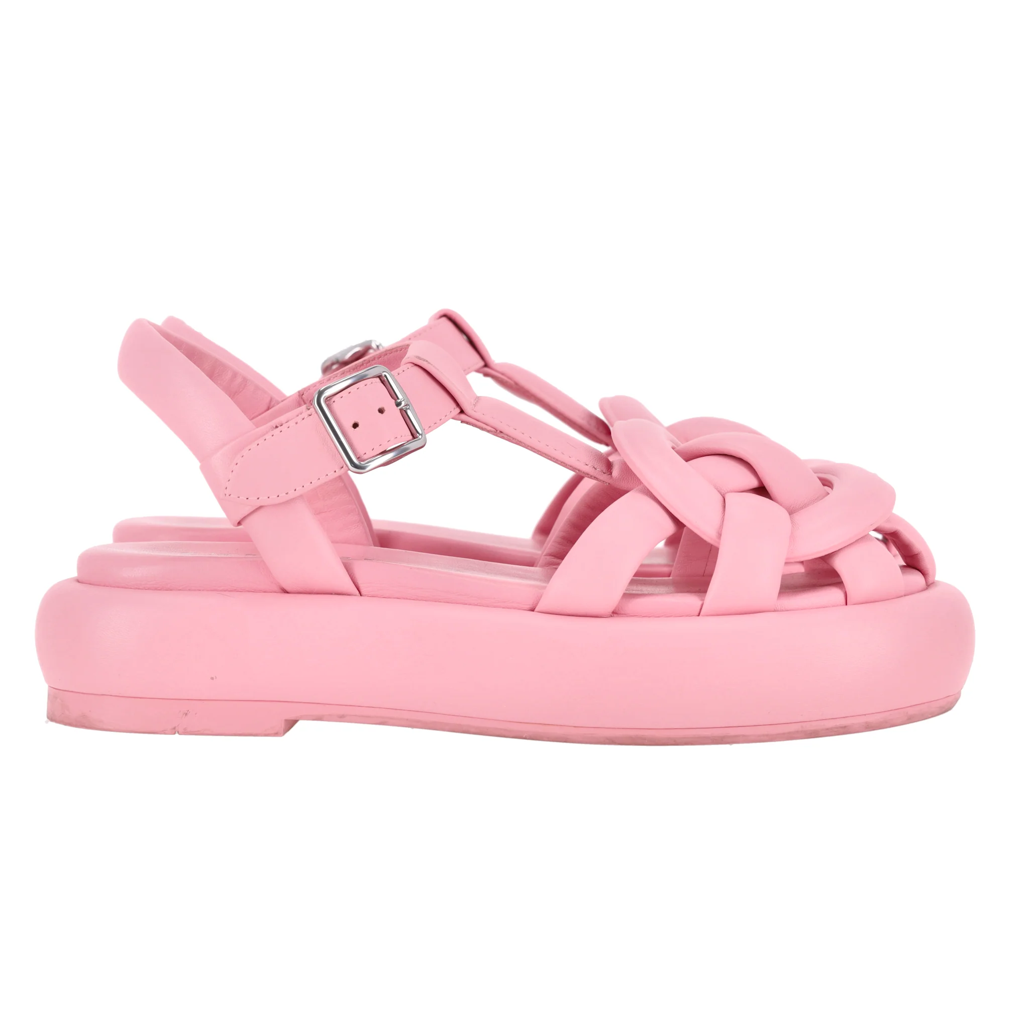 Coach Penney Flatform Leather Sandals. Size 37 - Image 3