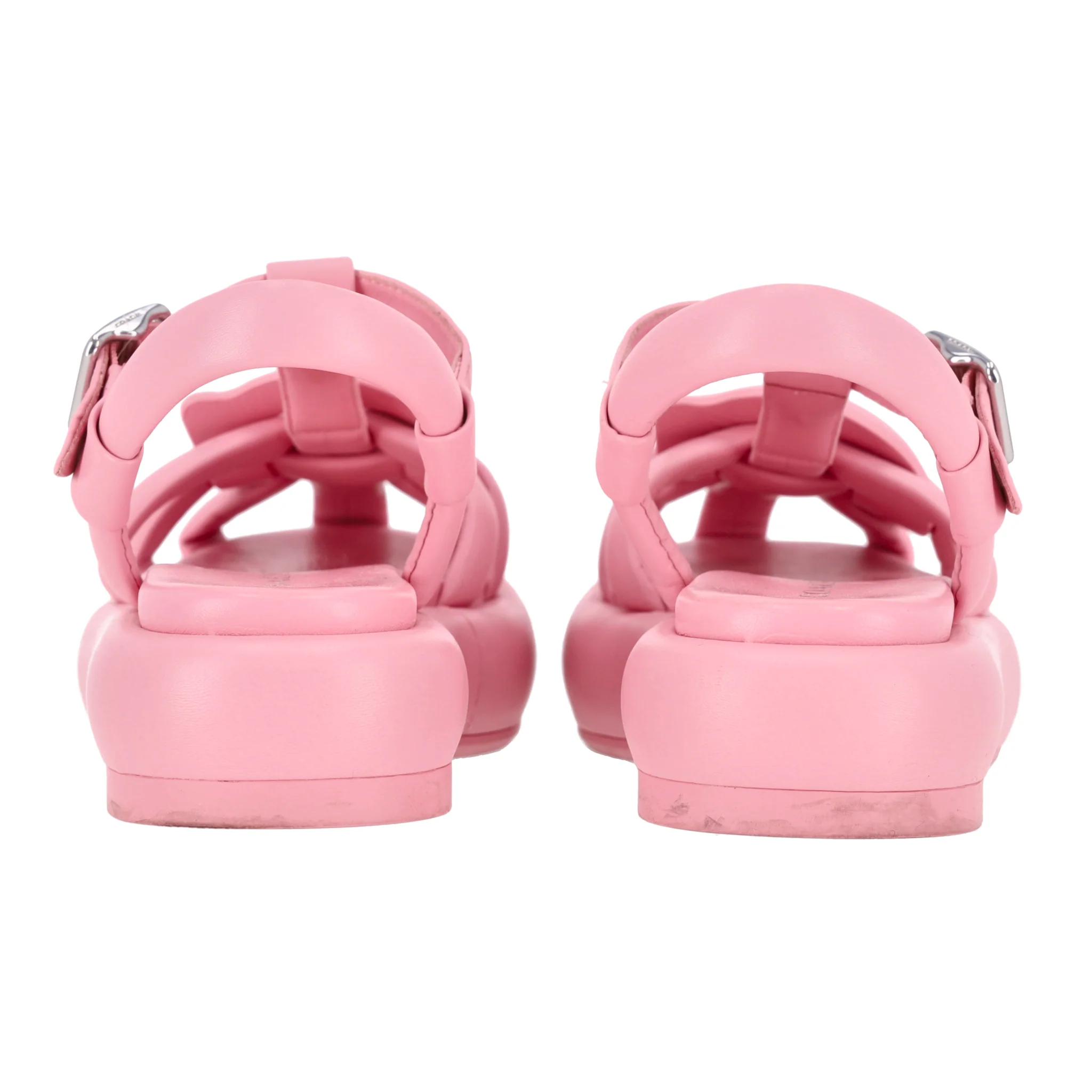 Coach Penney Flatform Leather Sandals. Size 37 - Image 4
