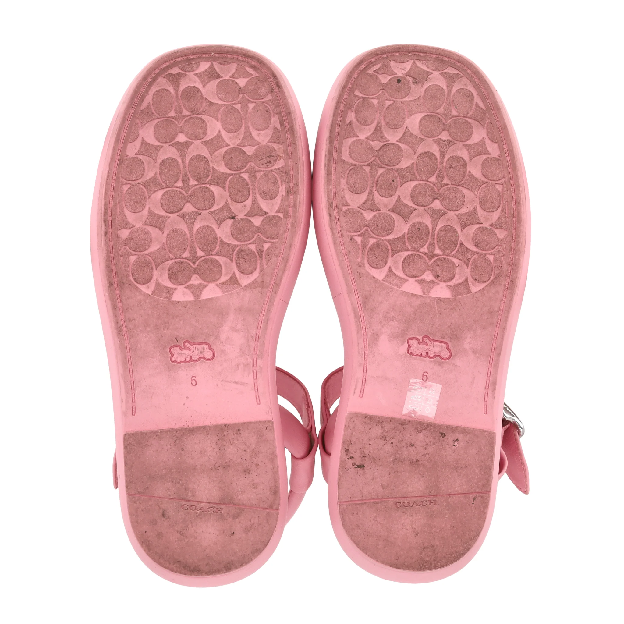 Coach Penney Flatform Leather Sandals. Size 37 - Image 5