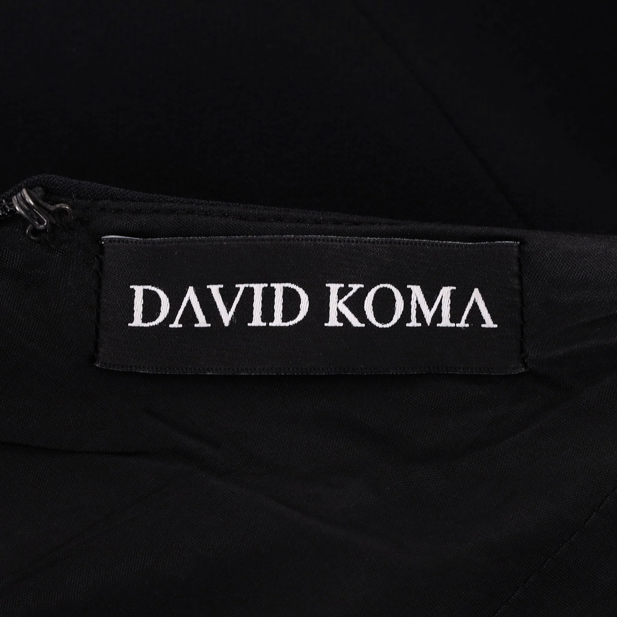 David Koma Embellished Halter-Neck Dress With Flowing Sashes. Size 8UK - Image 7