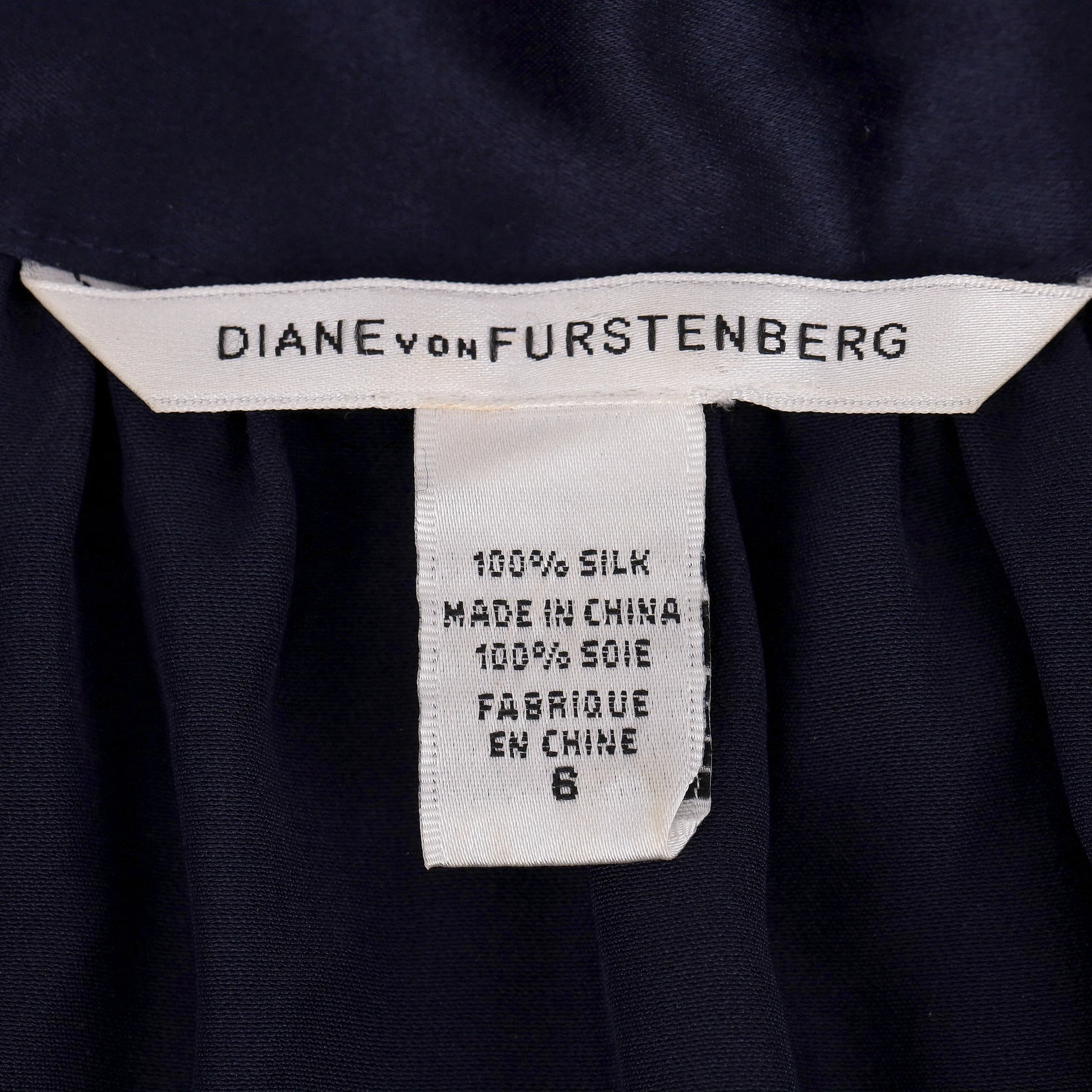 Diane Von Furstenberg Tie-Up Halter Neck Silk Dress. Size 6US - Image 5