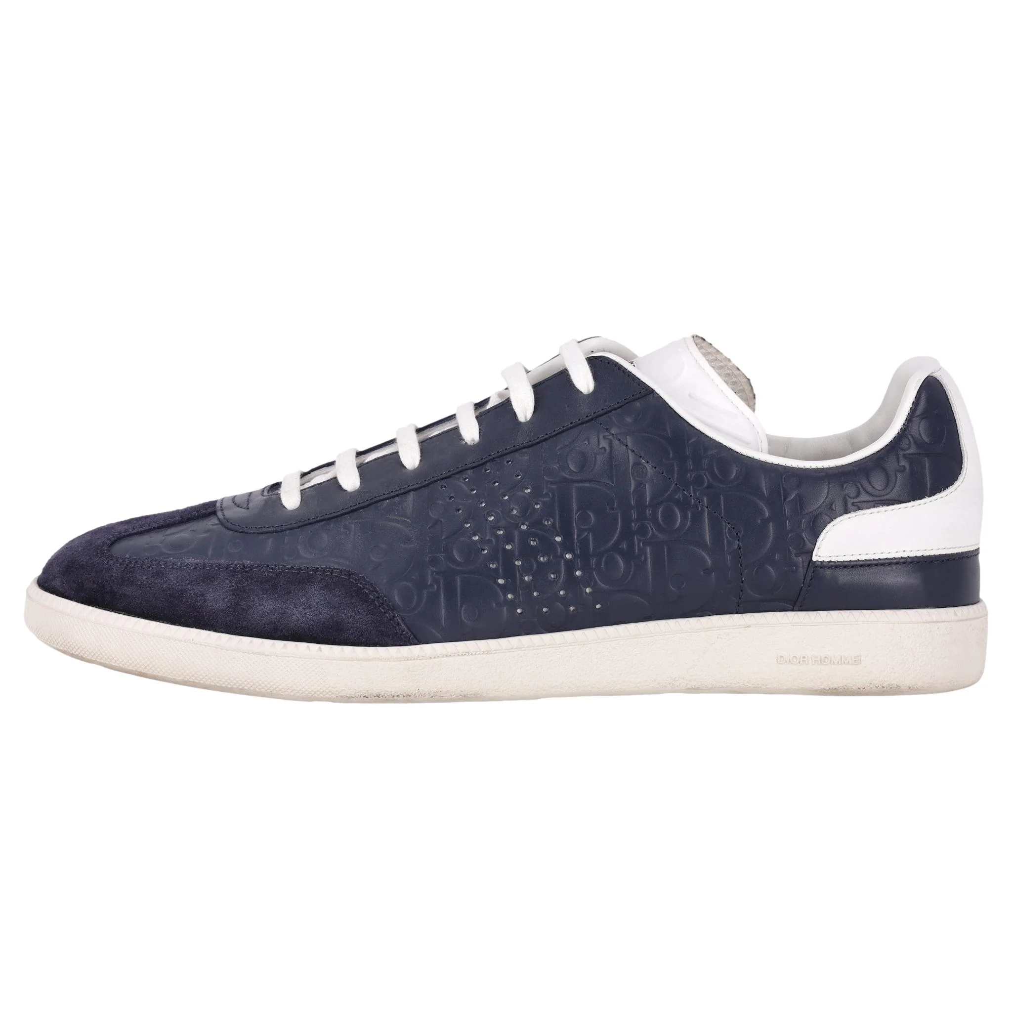 Dior B01 Leather & Suede 'Dior Oblique' Sneakers. Size 44 - Image 2