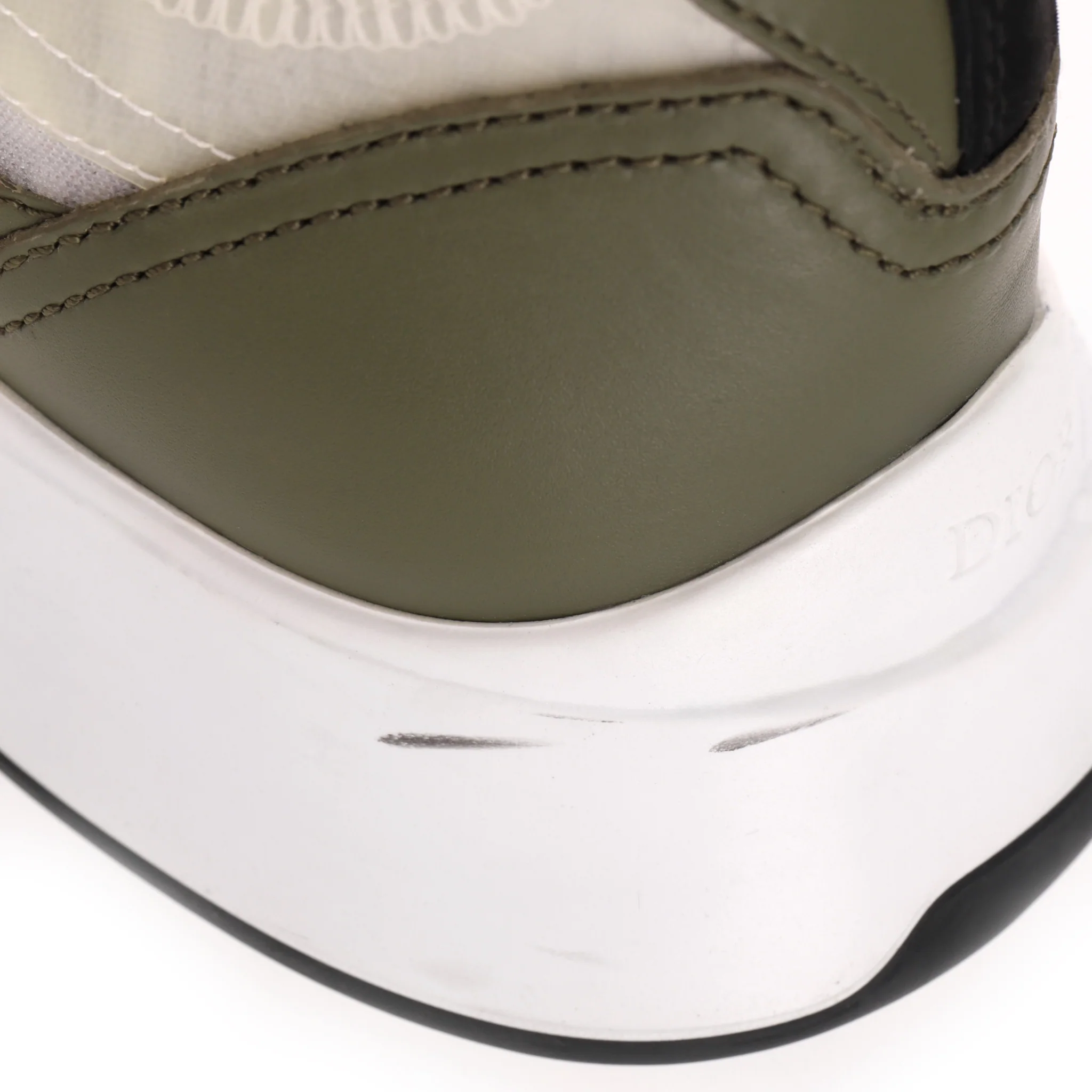 Dior B25 Runner 'Dior Oblique' Leather & Mesh Sneakers. Size 45 - Image 9