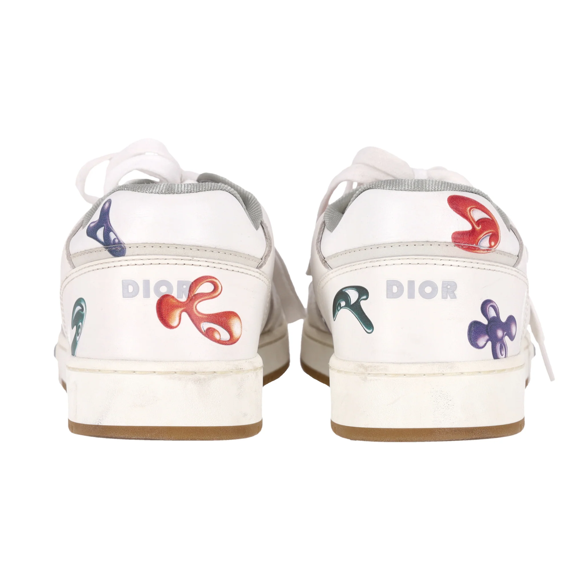 Dior x Kenny Scharf B27 Ltd Edition 'Dior Oblique Galaxy' Leather Sneakers. Size 45 - Image 3
