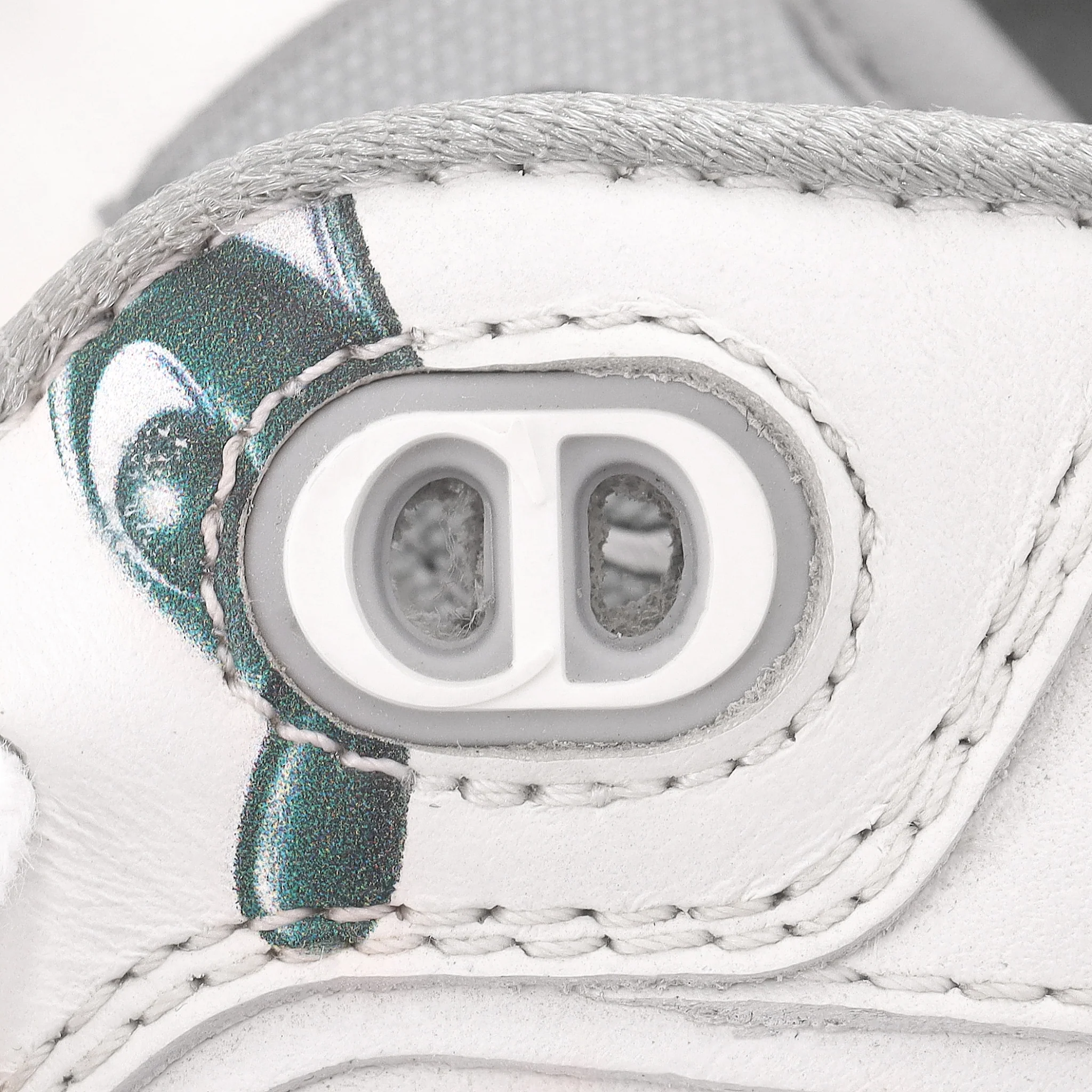 Dior x Kenny Scharf B27 Ltd Edition 'Dior Oblique Galaxy' Leather Sneakers. Size 45 - Image 7