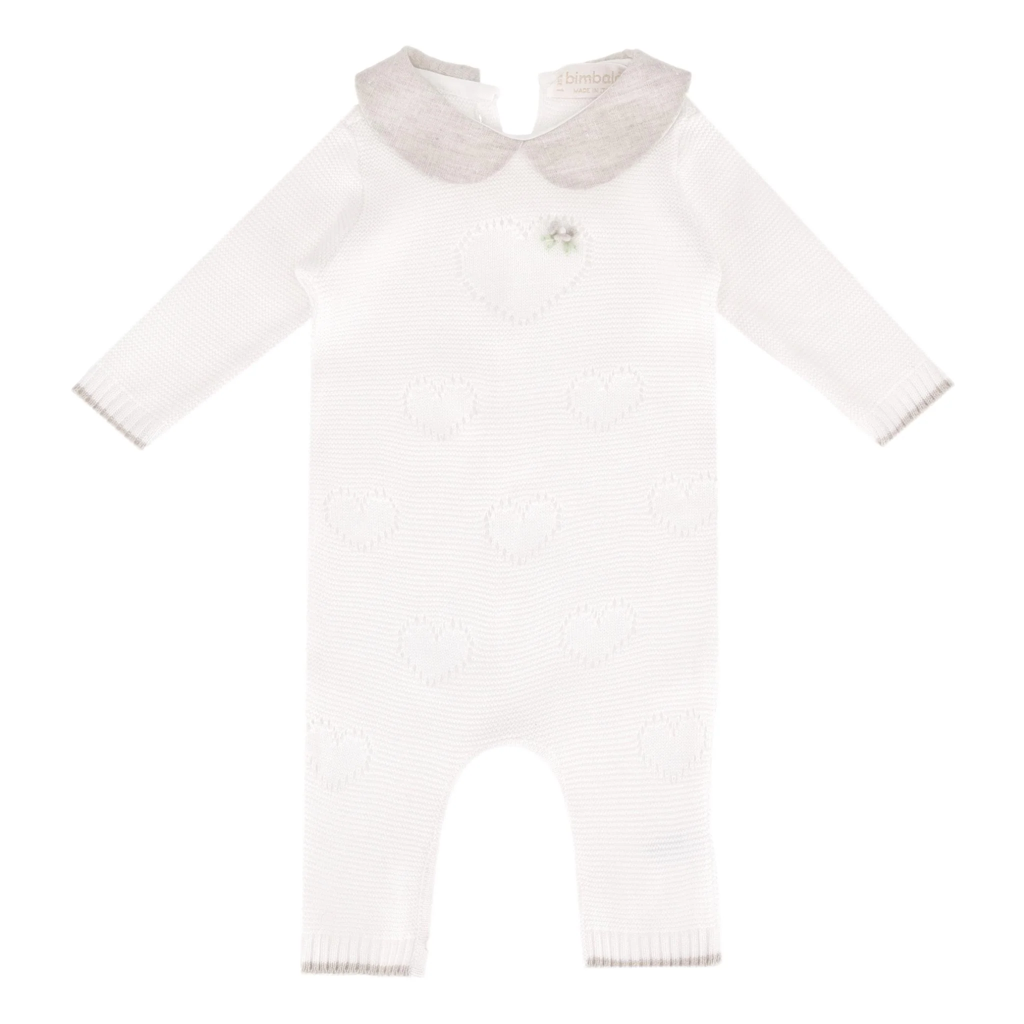 Bimbalo Baby Girl Knitted Cotton Sleepsuit. Size 1M