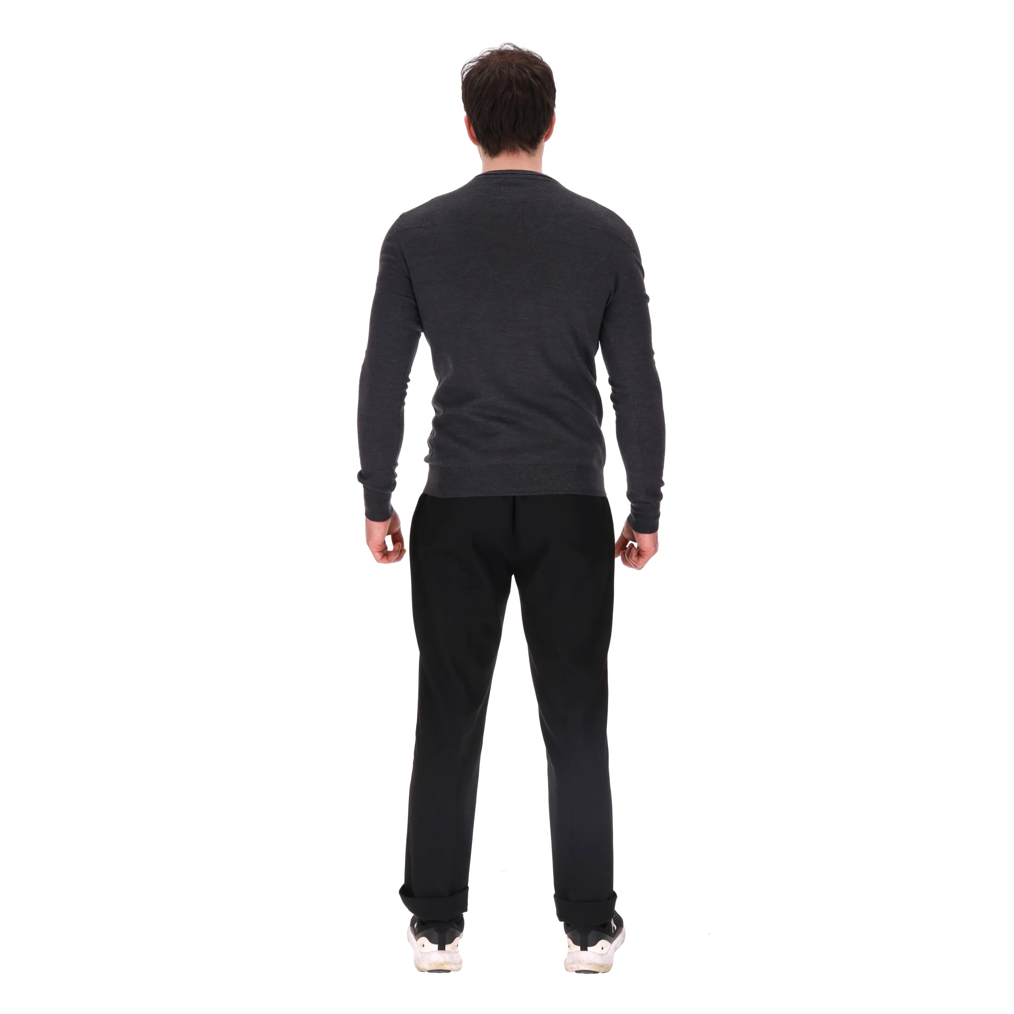 Dior Virgin Wool V-Neck Jumper. Size L - Image 4