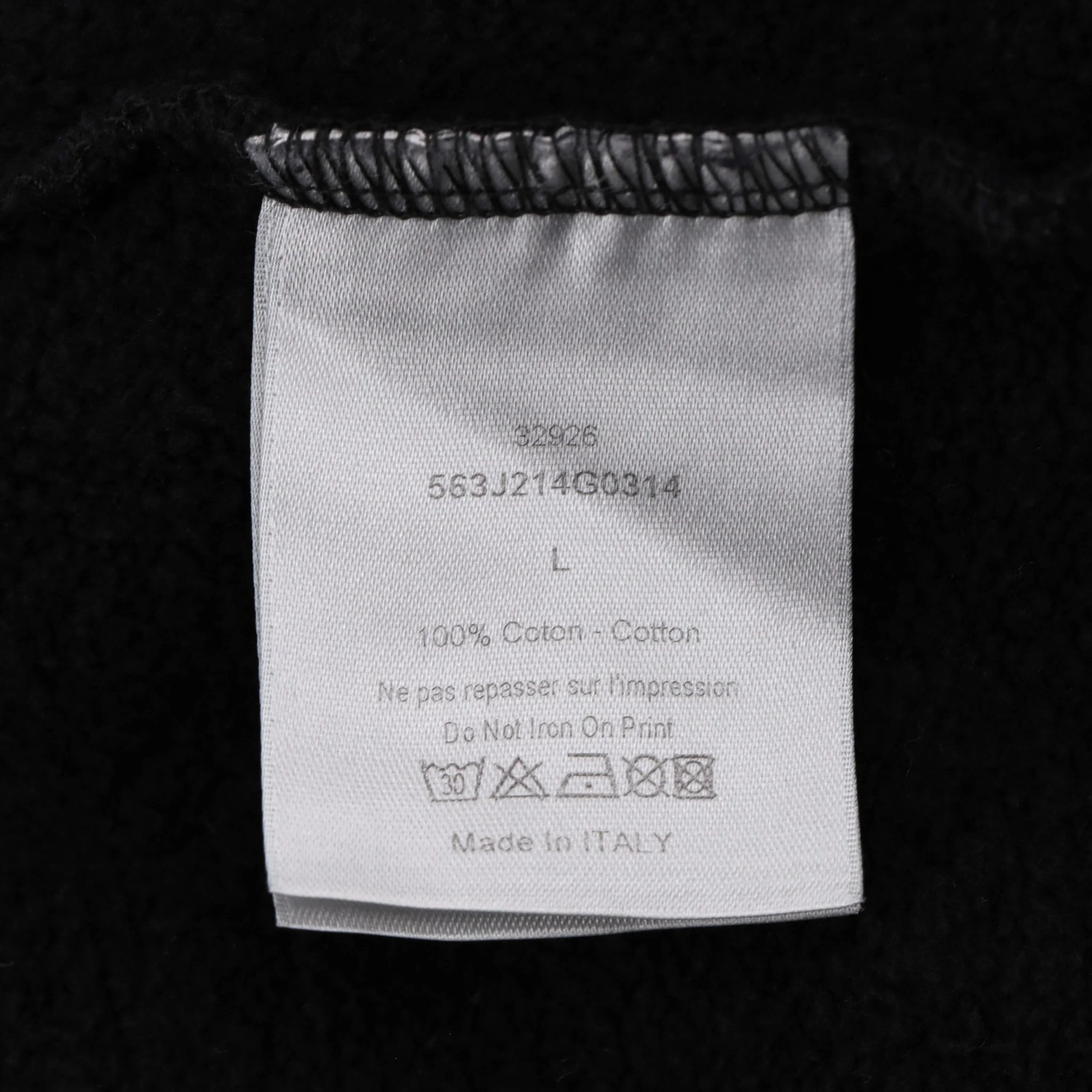 Dior Bee-Embroidered Zip-Up Hoodie. Size L - Image 10