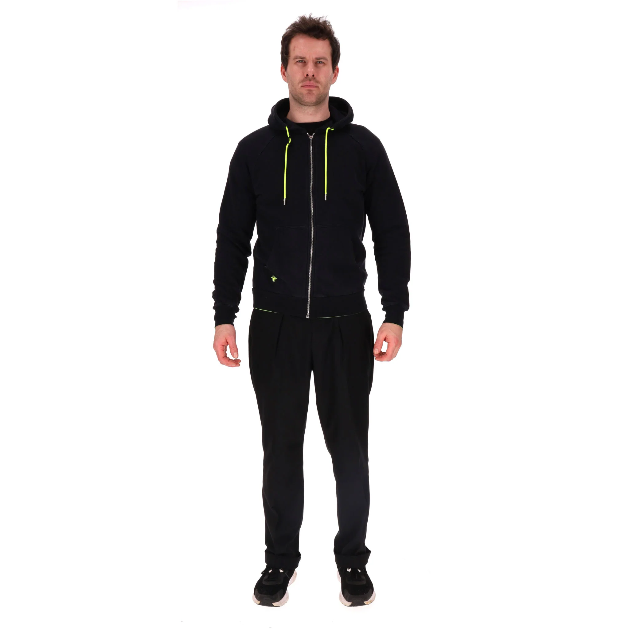 Dior Bee-Embroidered Zip-Up Hoodie. Size L - Image 2