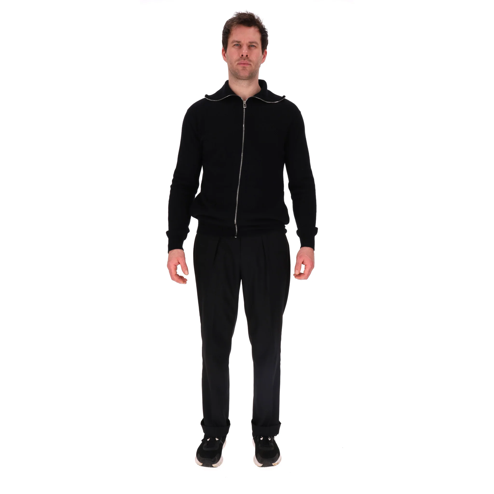 Dior Cashmere Zip-Up Cardigan. Size L - Image 2