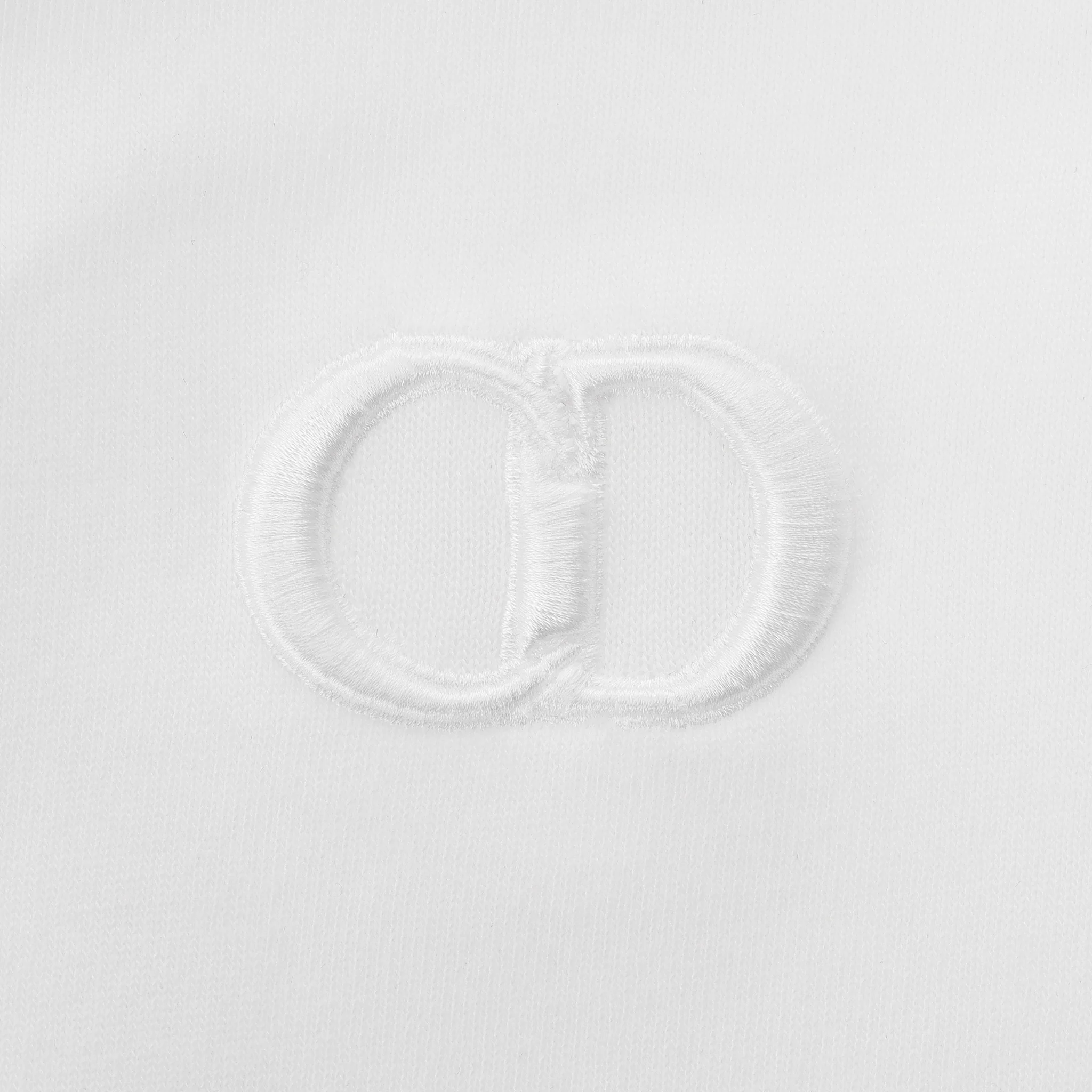 Dior 'CD Icon' Embroidered Cotton T-Shirt. Size XL - Image 5