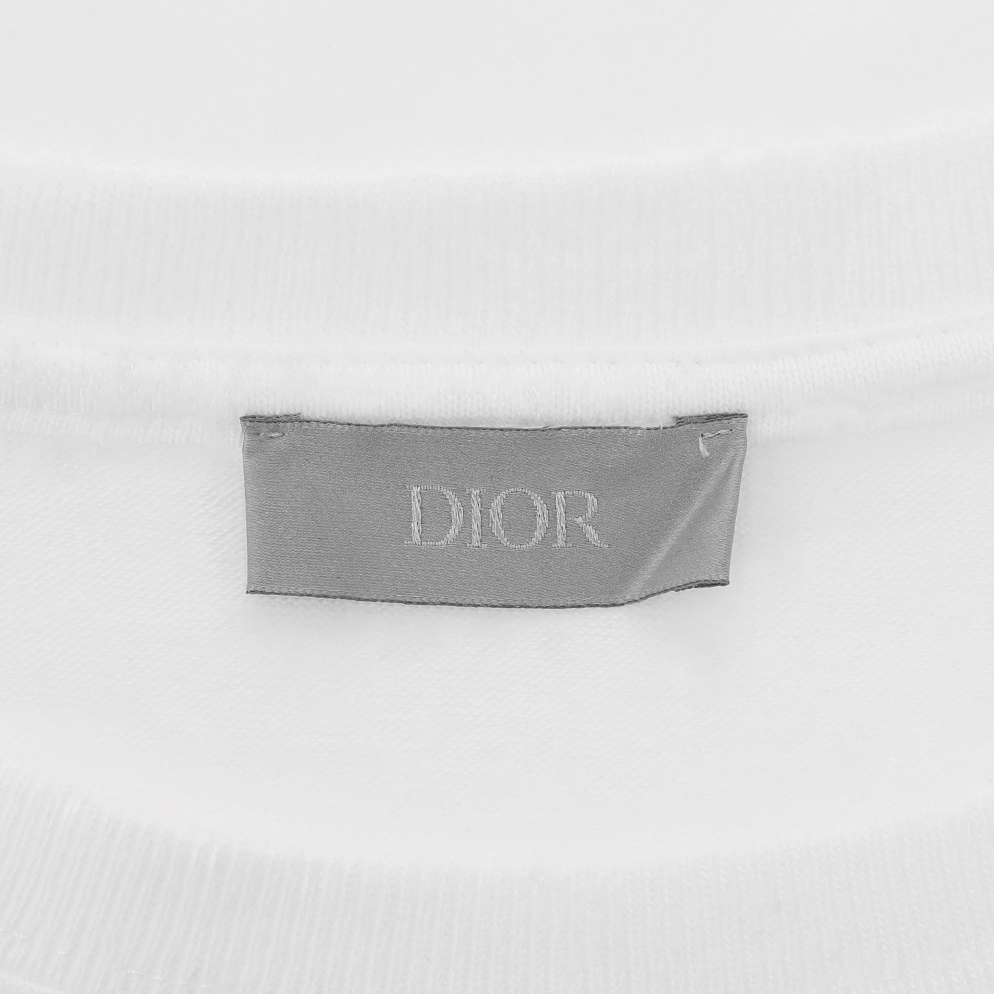 Dior 'CD Icon' Embroidered Cotton T-Shirt. Size XL - Image 6