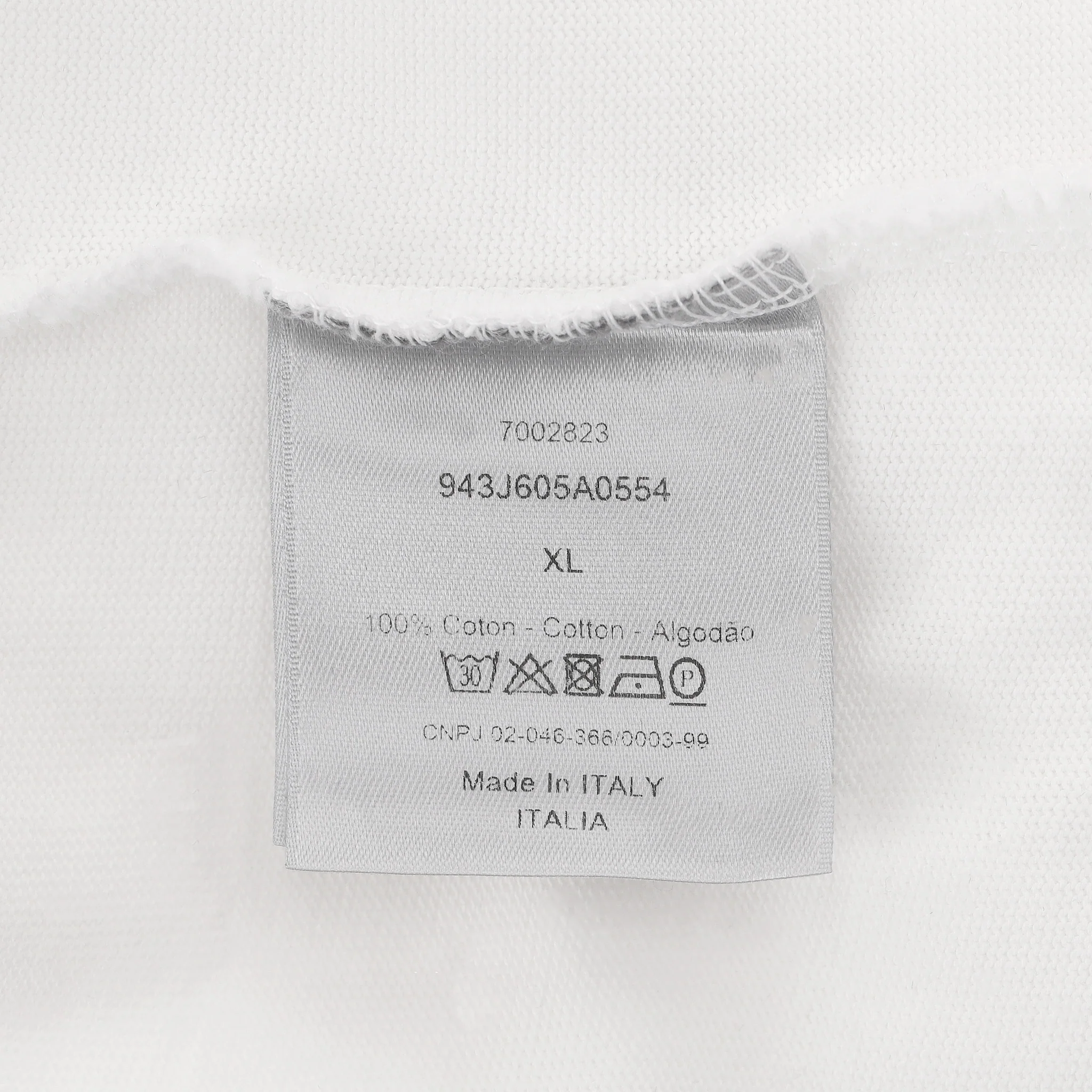 Dior 'CD Icon' Embroidered Cotton T-Shirt. Size XL - Image 7