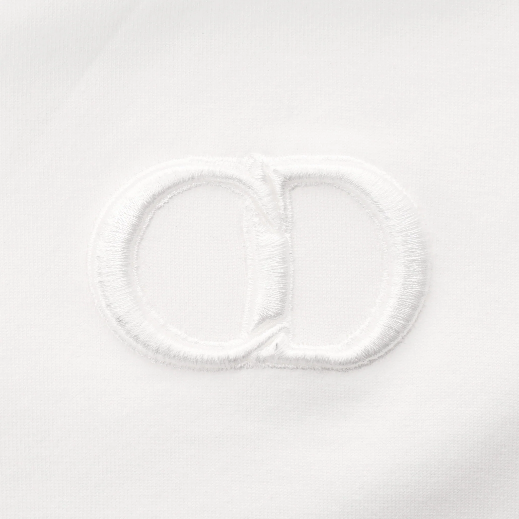 Dior 'CD Icon' Embroidered Cotton T-Shirt. Size L - Image 5