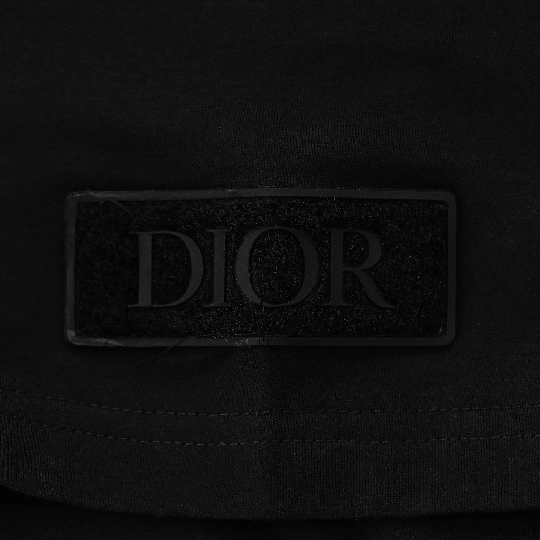 Dior Cotton T-Shirt With A Logo Patch To The Sleeve. Size L - Image 6
