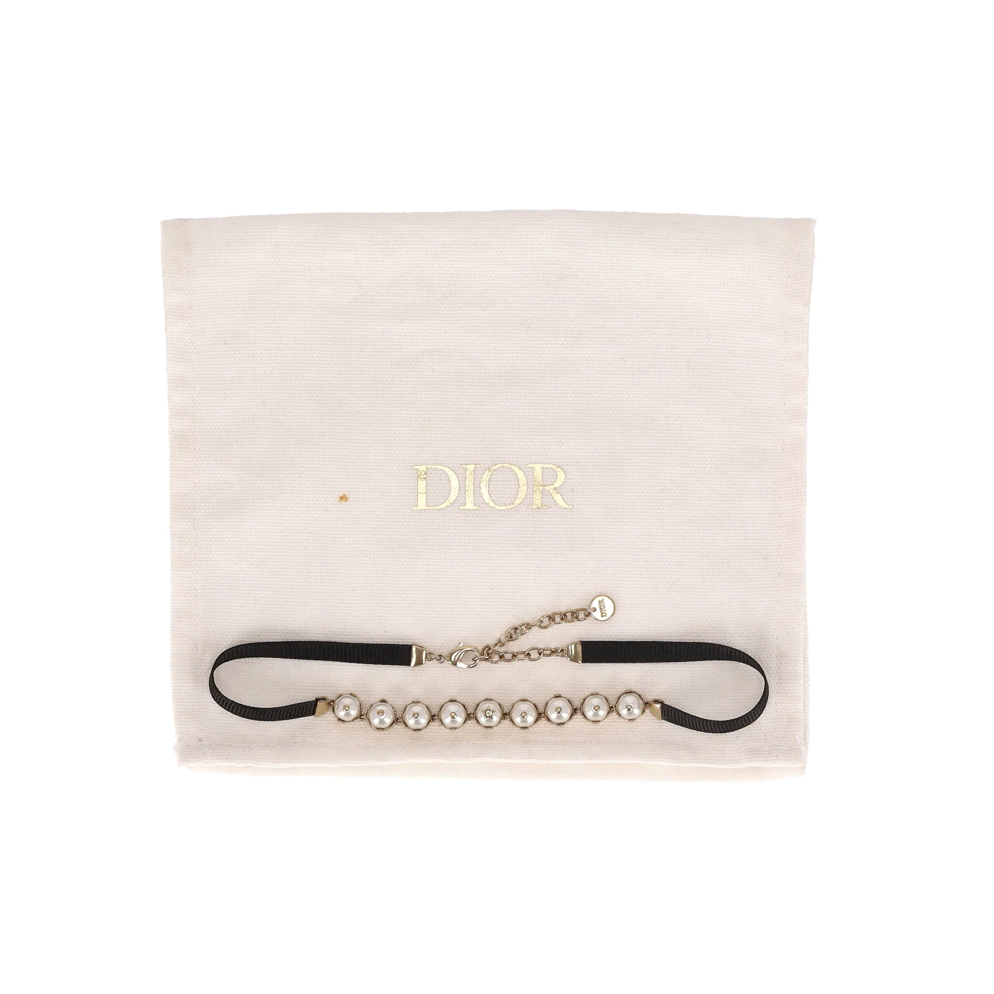 Dior D-Renaissance Pearl Choker Necklace - Image 4