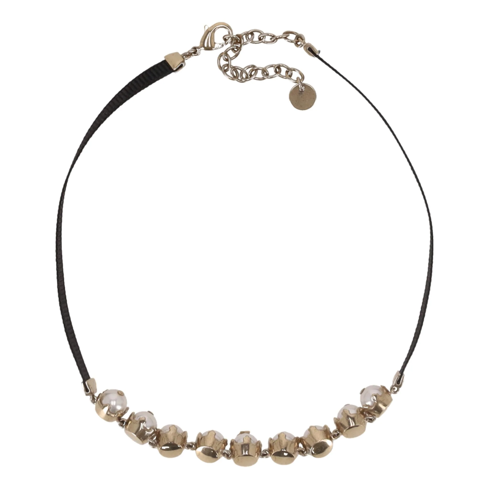 Dior D-Renaissance Pearl Choker Necklace - Image 5