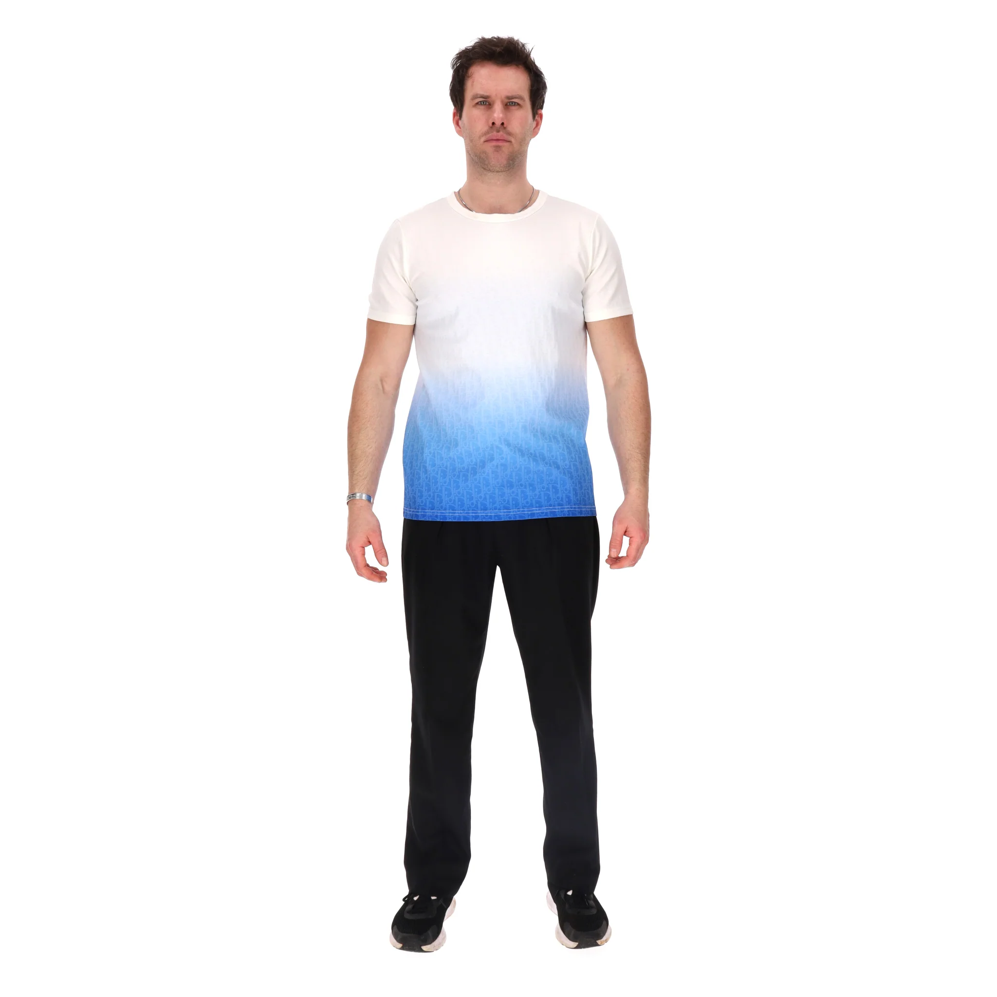 Dior Degrade Ombre 'Dior Oblique' T-Shirt. Size L - Image 2