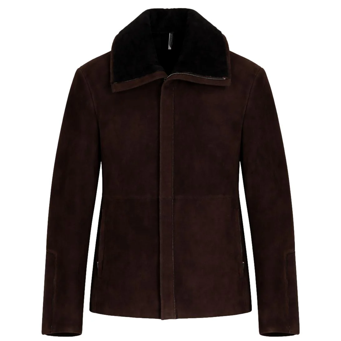 Dior Lamb Suede Shearling Pilot Jacket. Size 50FR