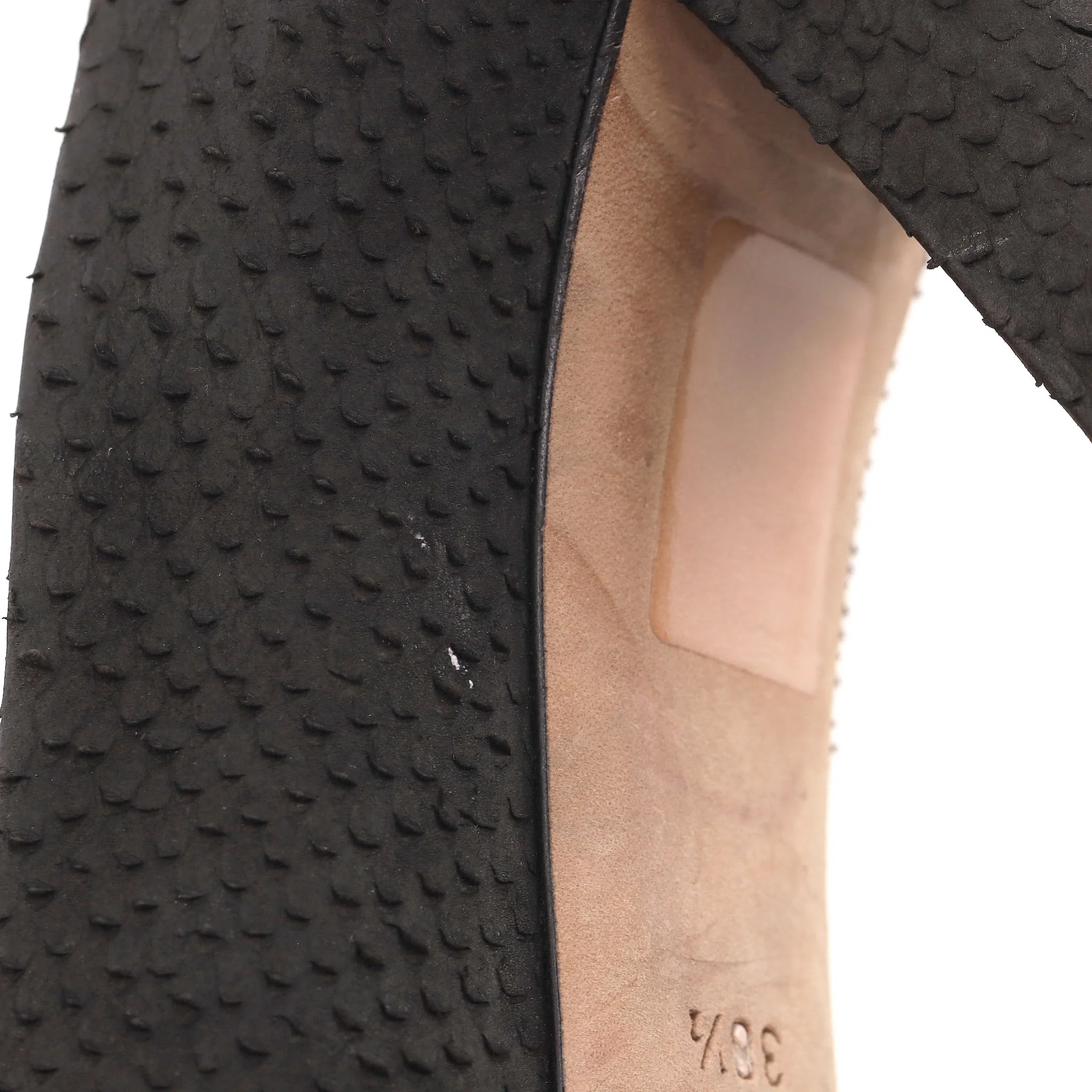 Dior Python Skin Logo Detail Pumps. Size 38.5 - Image 11