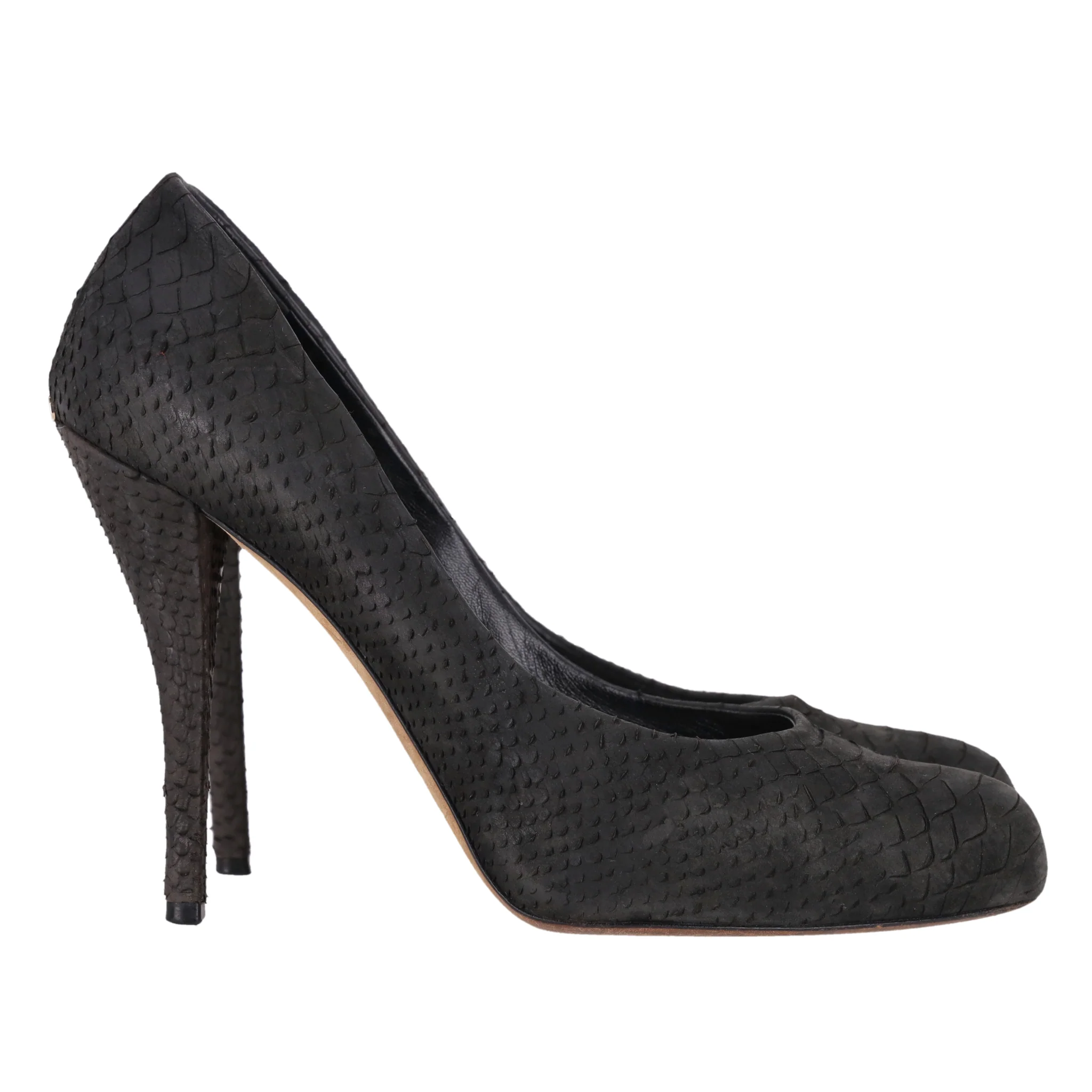 Dior Python Skin Logo Detail Pumps. Size 38.5 - Image 3