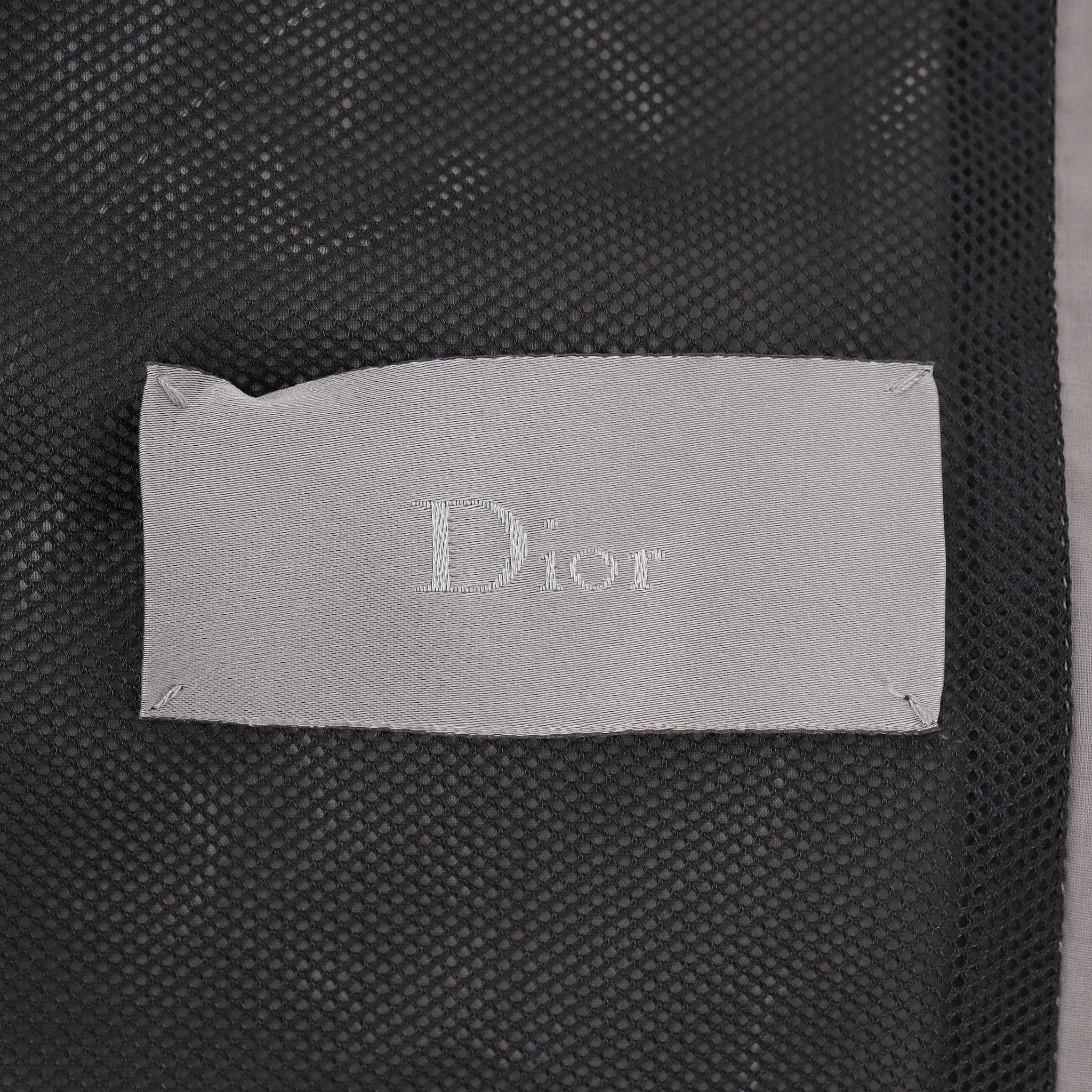 Dior Bee-Embroidered Cotton Bomber Jacket. Size 52FR - Image 8